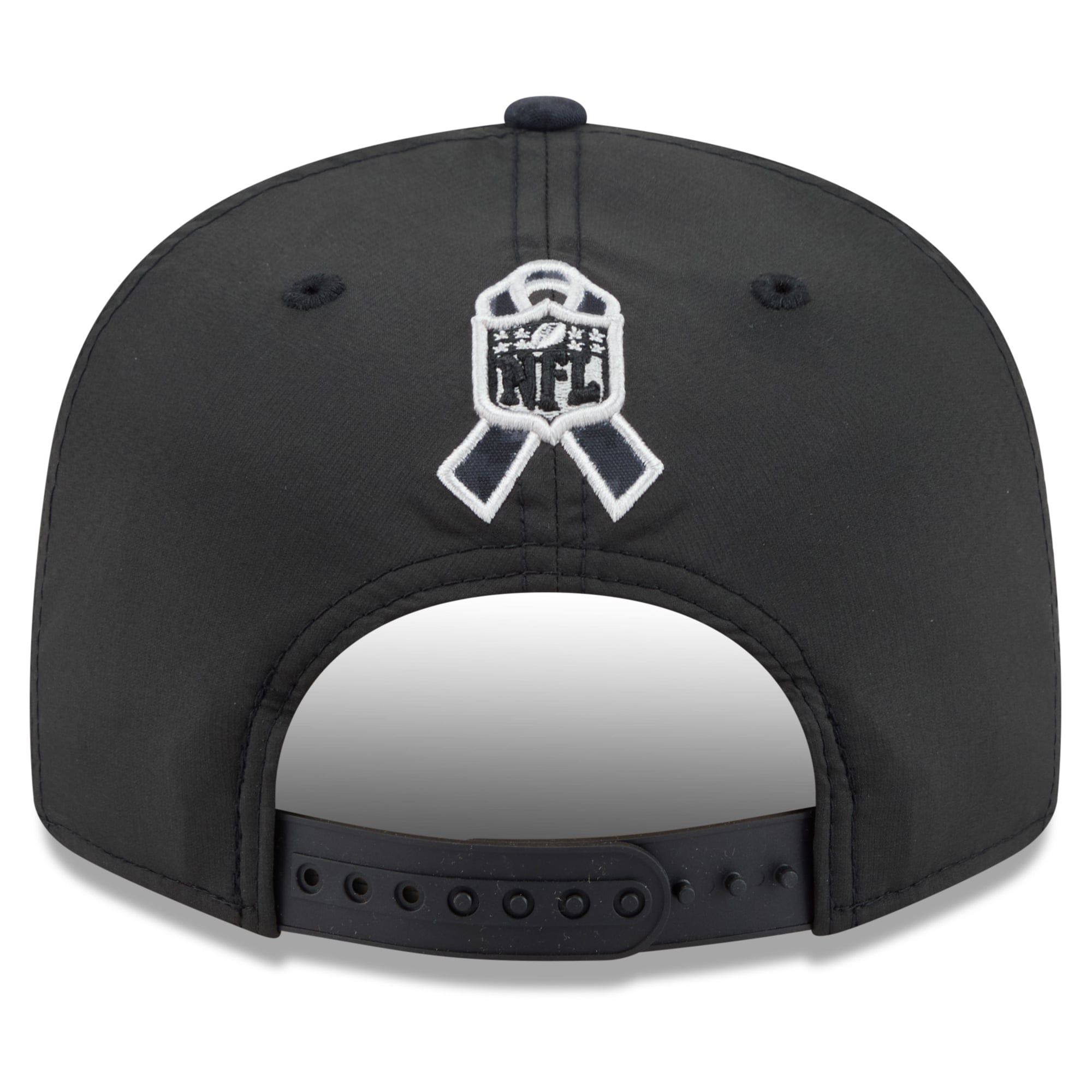 Casquette snapback New Era 9FIFTY noire Detroit Lions 2026 Salute To Service pour homme