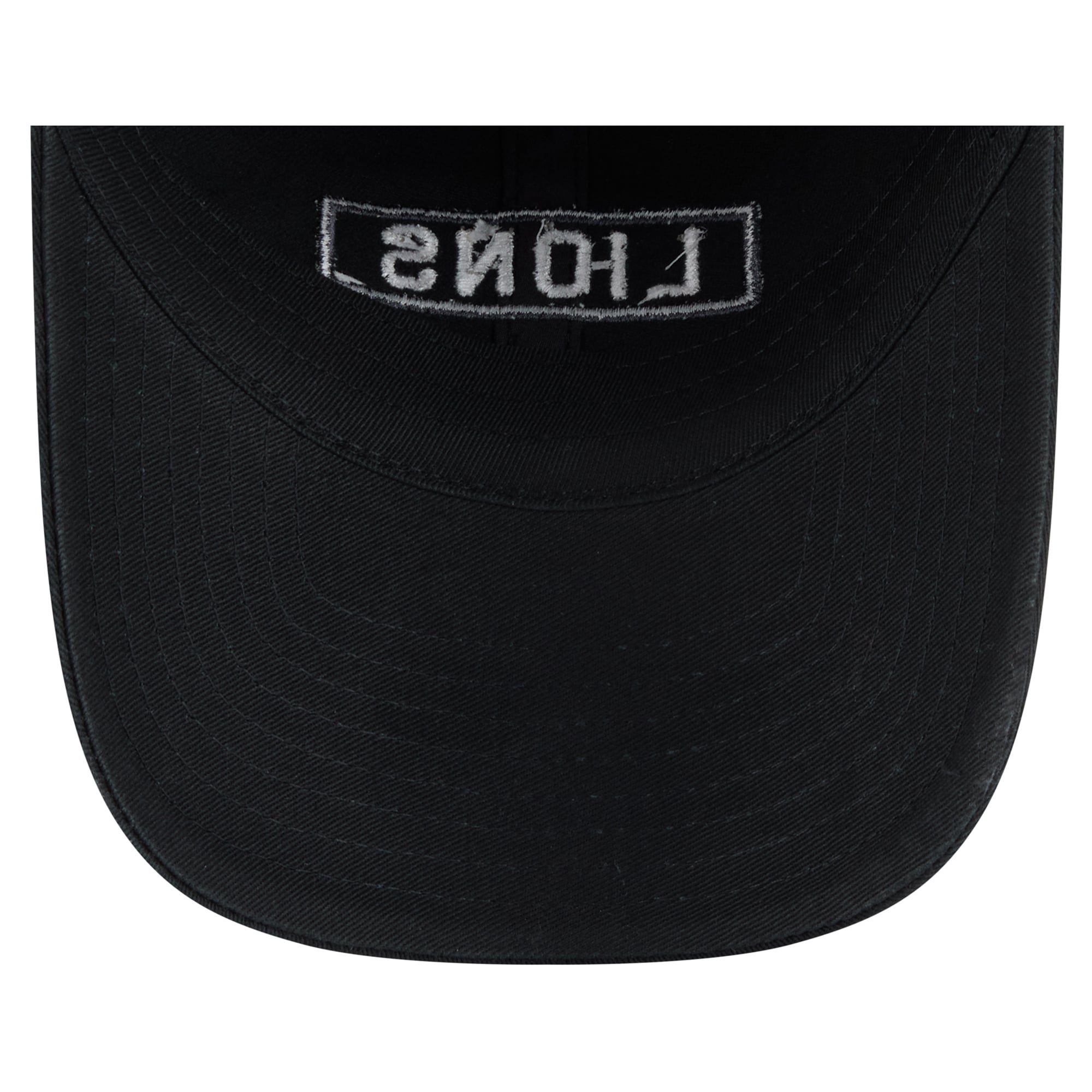 Casquette New Era noire pour homme Detroit Lions 2026 Salute To Service, style classique décontracté et ajustable