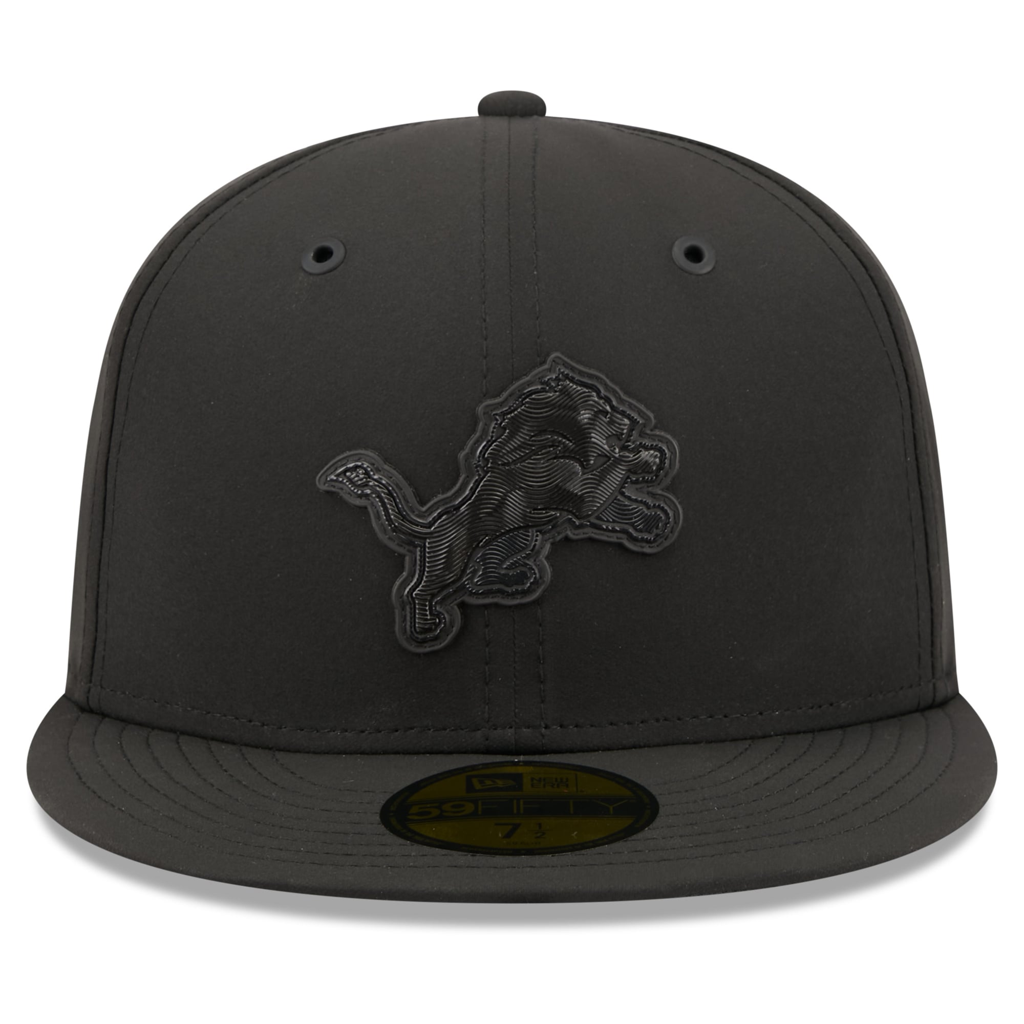 Casquette ajustée New Era Detroit Lions 2026 Sideline 59FIFTY noire pour homme