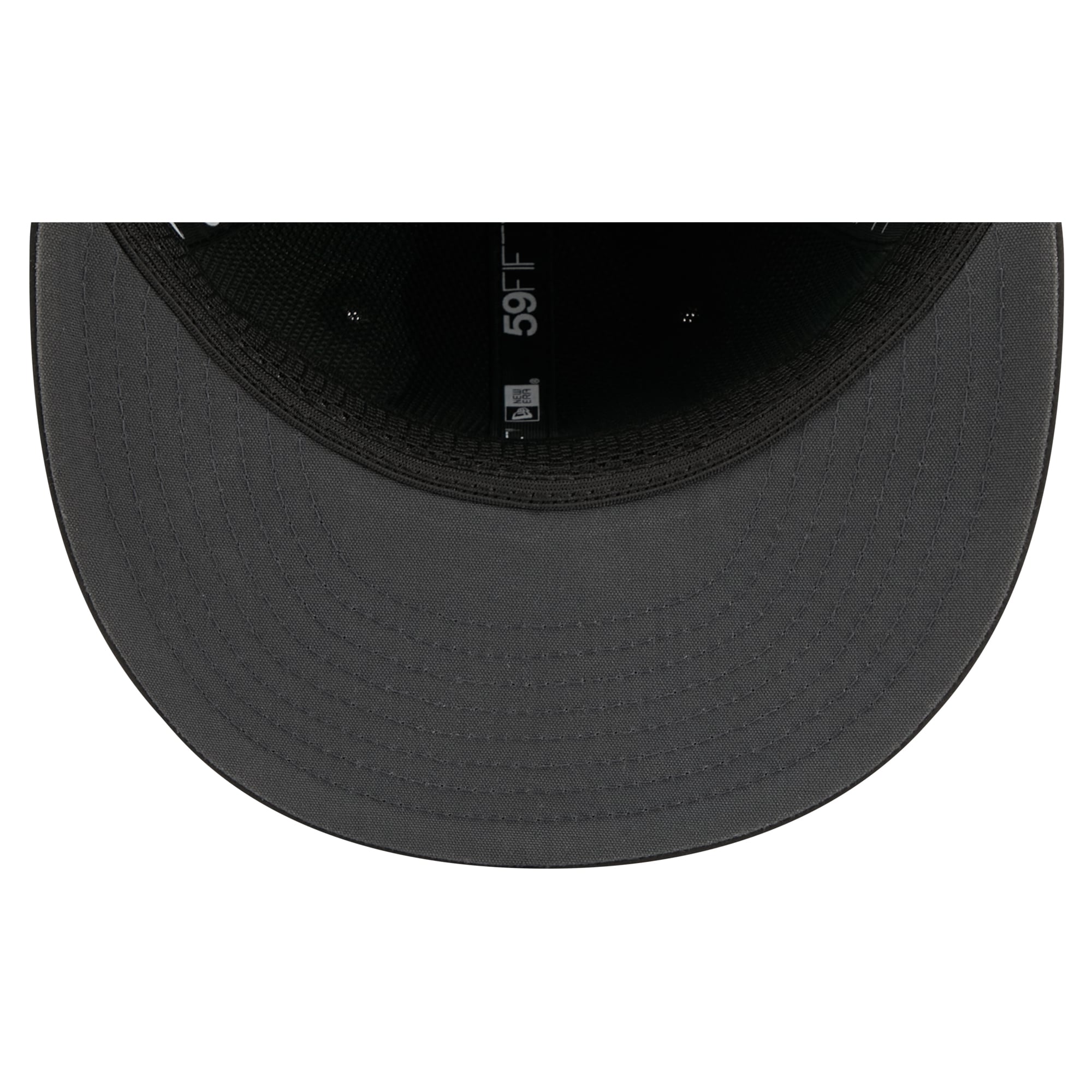 Casquette ajustée New Era Detroit Lions 2026 Sideline 59FIFTY noire pour homme