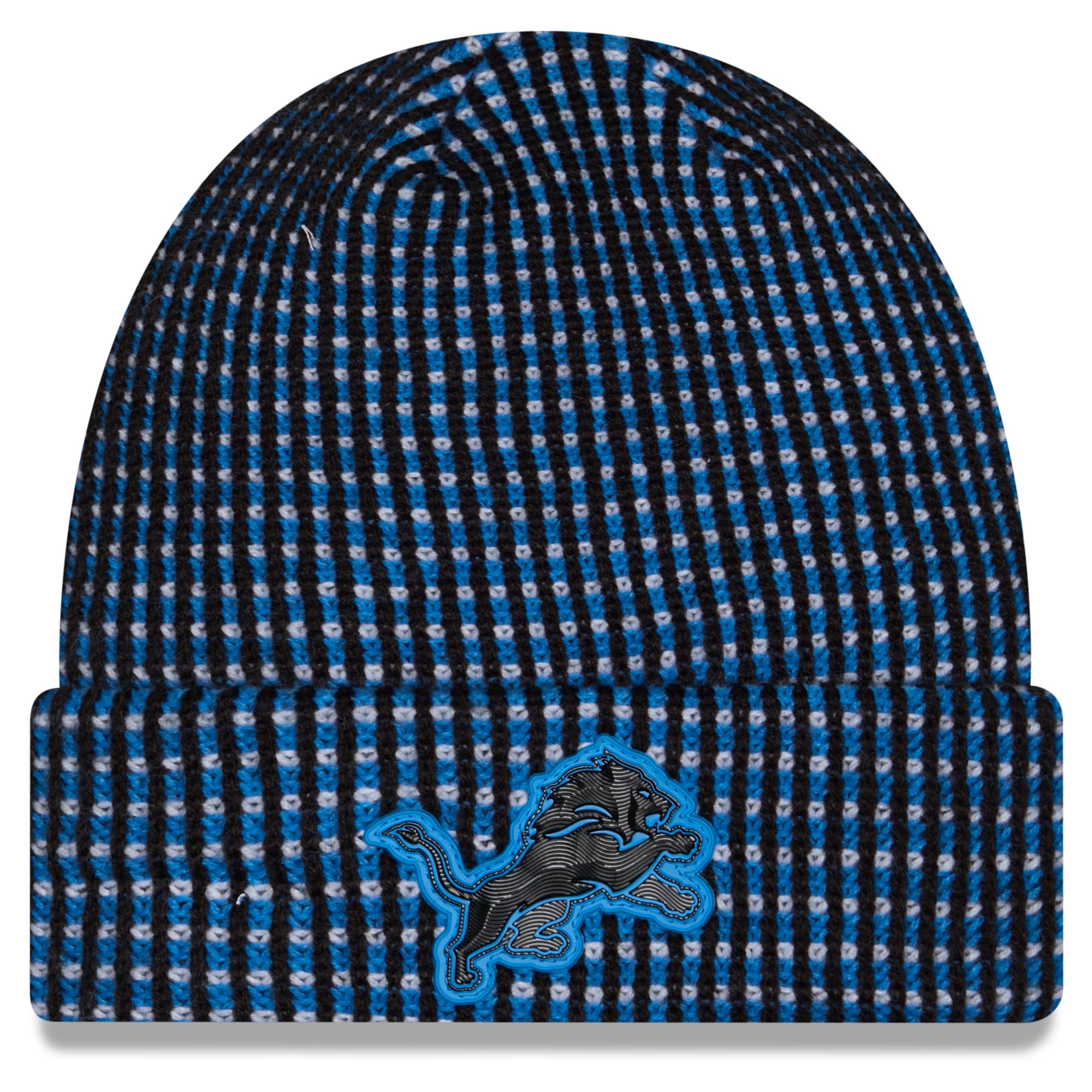 Bonnet à revers New Era noir Detroit Lions 2026 pour homme