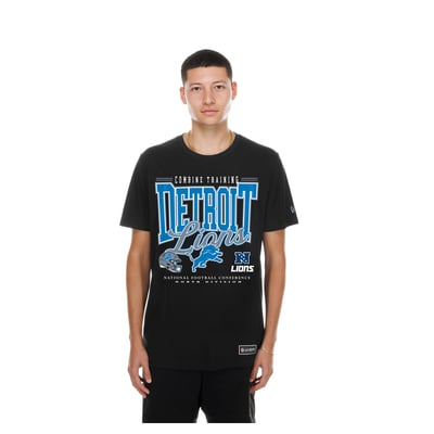 Detroit Lions New Era Combine Authentic T-Shirt - Black