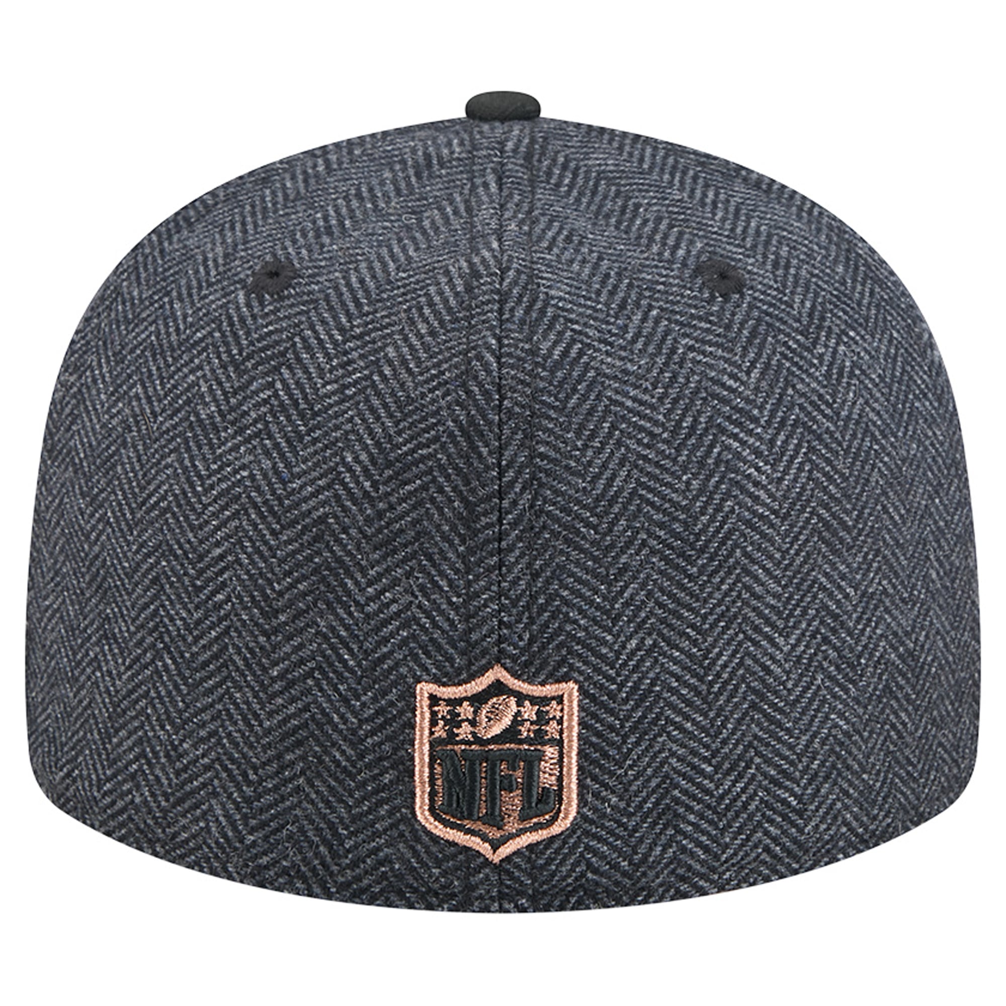 Casquette ajustée New Era Detroit Lions noire en fausse laine 59FIFTY pour homme