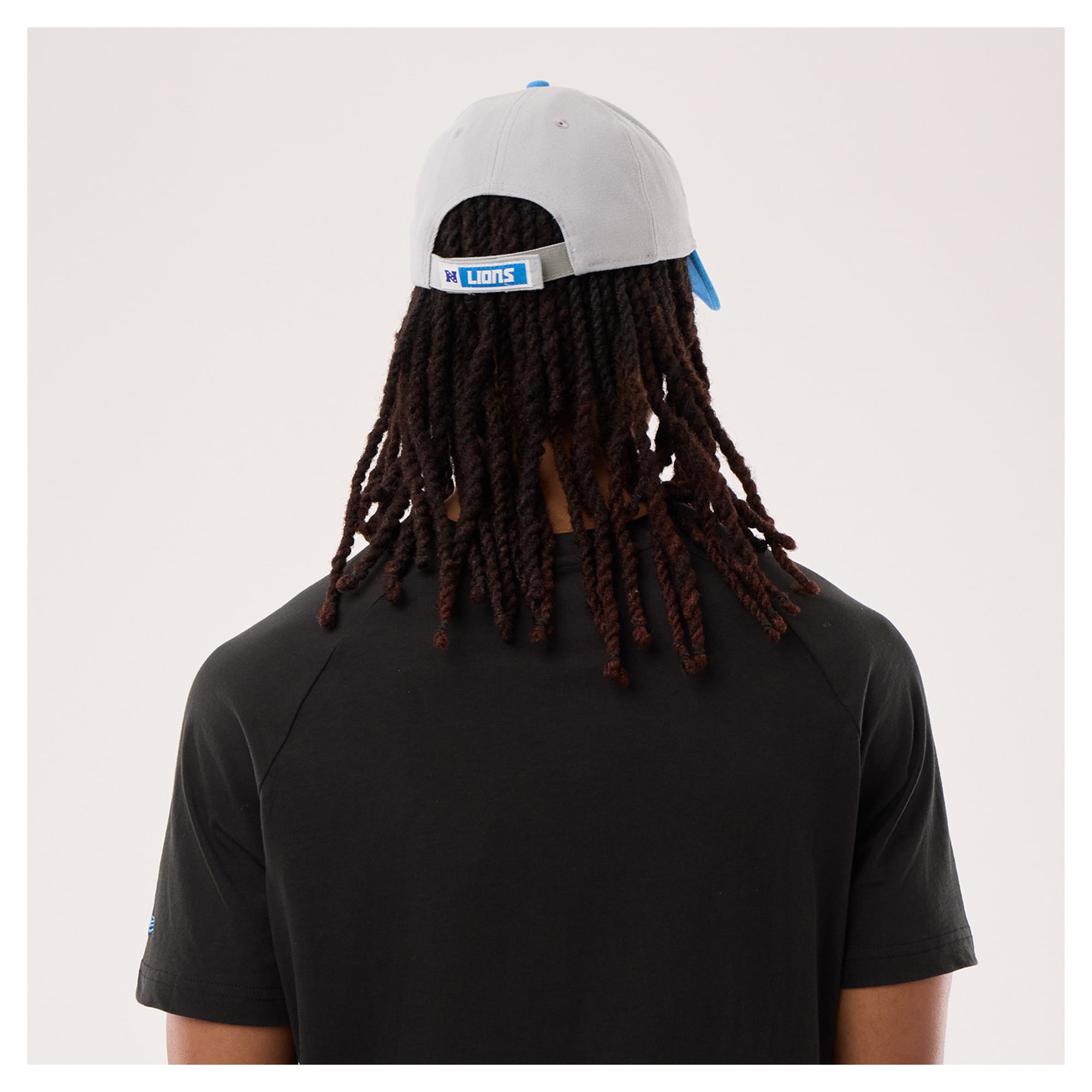 Men's New Era Black Detroit Lions Functional Fandom T-Shirt