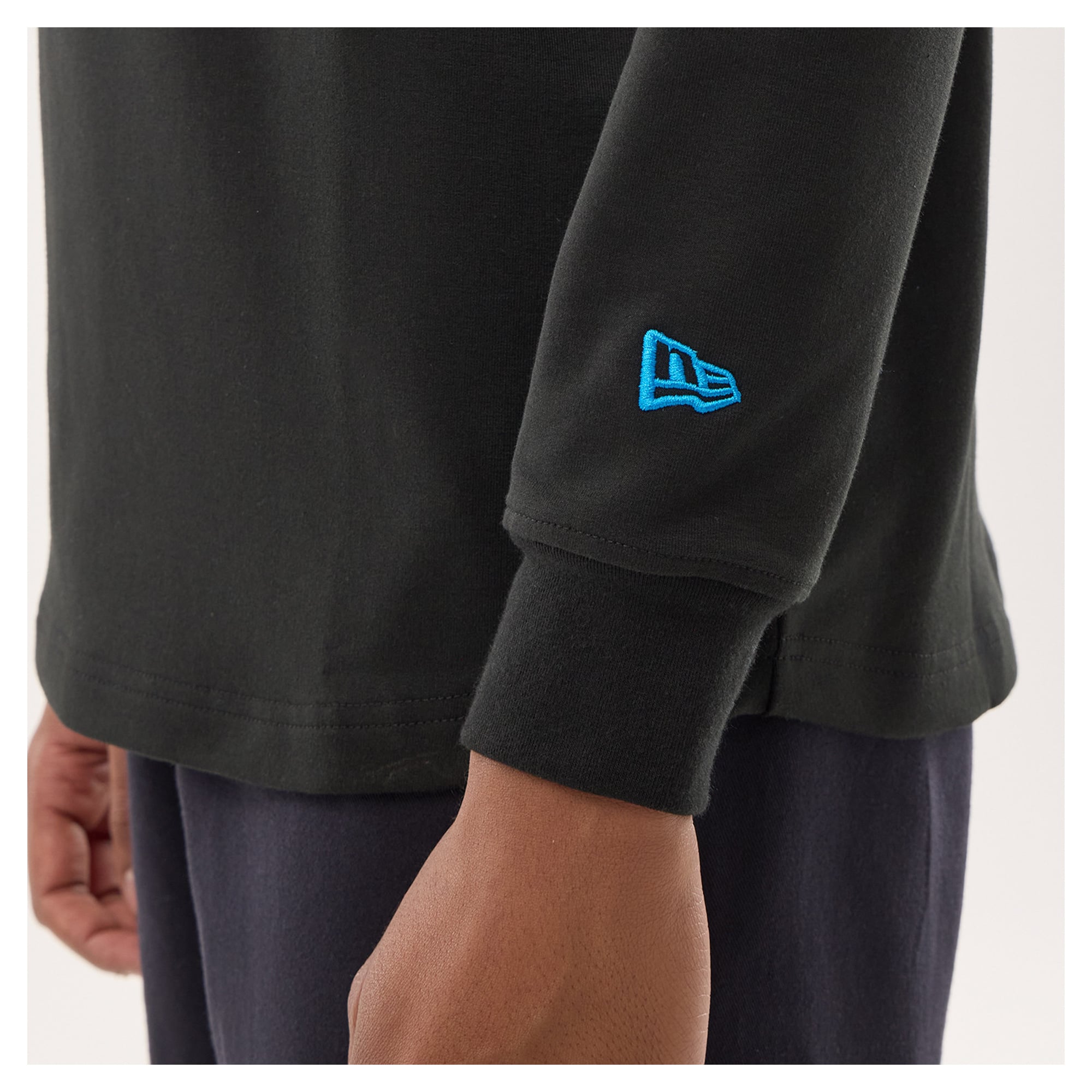 Men's New Era Black Detroit Lions Functional Fandom Twofer Hoodie