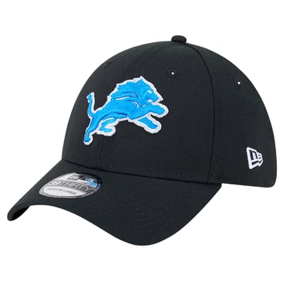 Detroit Lions New Era Main 39THIRTY Flex Hat  - Black