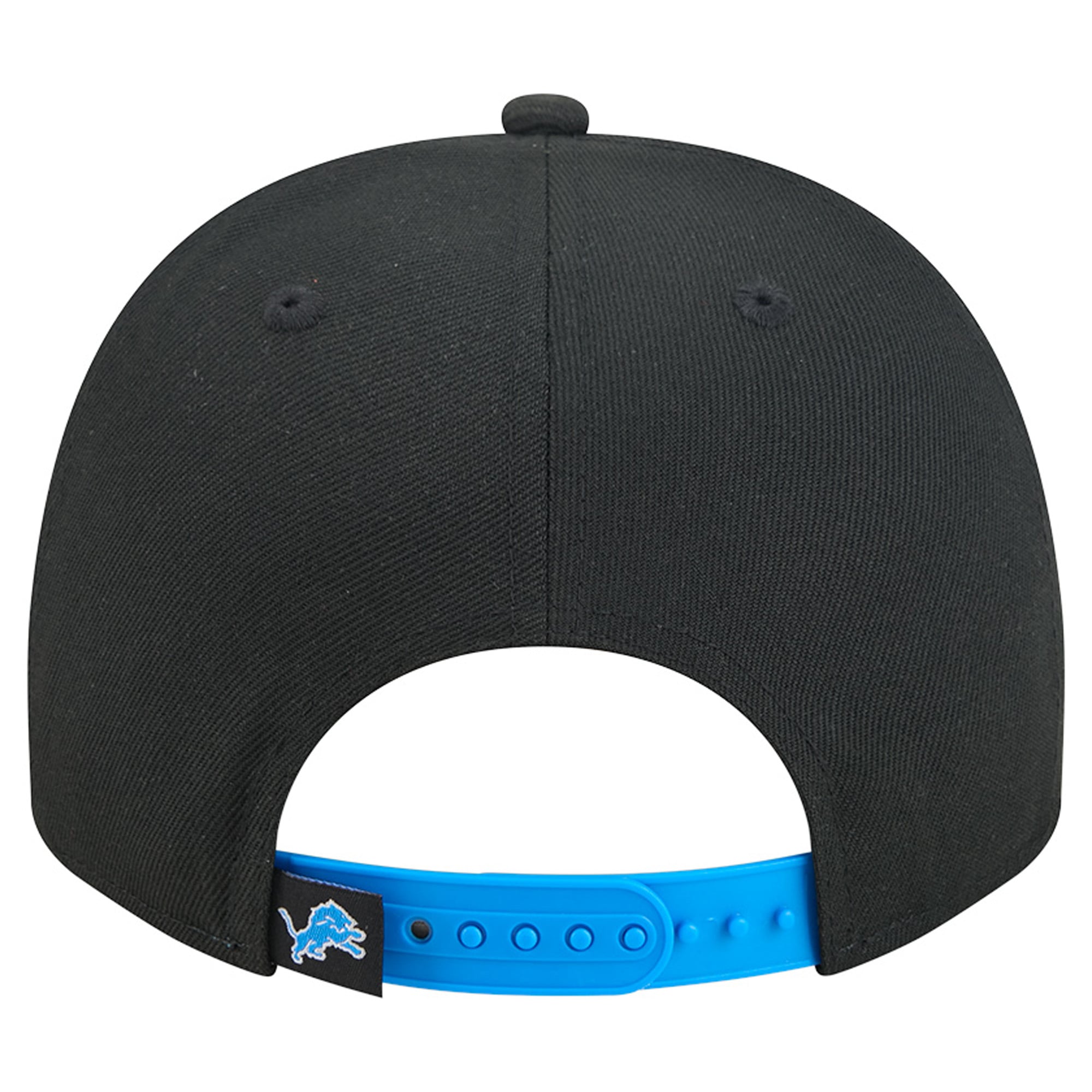 Men's New Era Black Detroit Lions Proud A-Frame 9FIFTY Snapback Hat