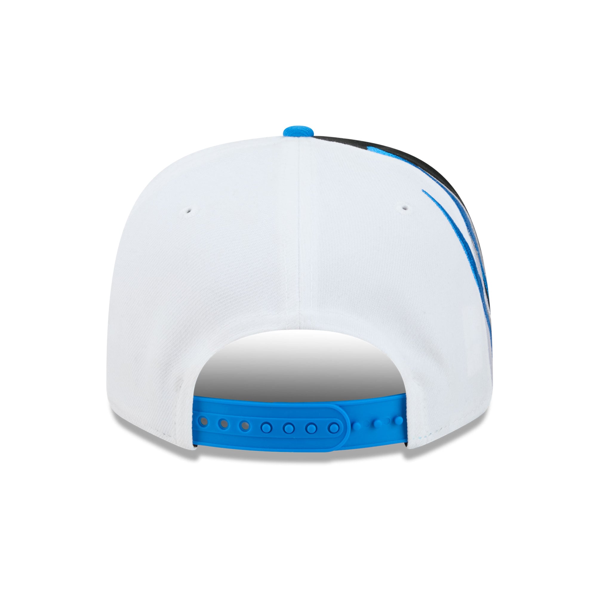 Casquette ajustable New Era Detroit Lions 9SEVENTY noire et blanche pour homme