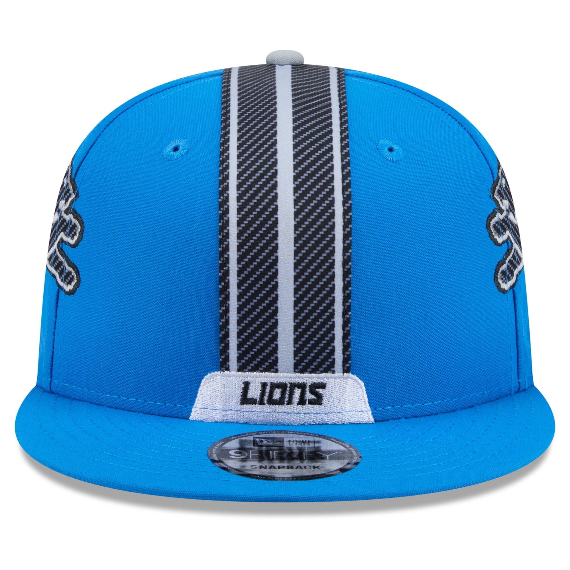 Men's New Era Blue Detroit Lions 2026 Rivalries Collection Fan Pack Helmet 9FIFTY Snapback Hat