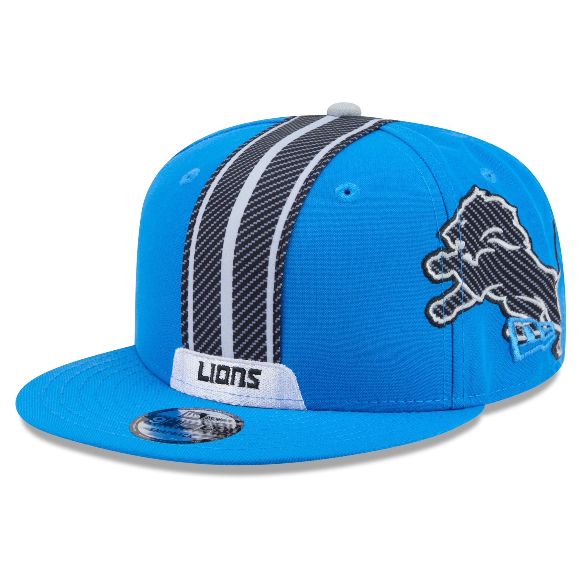 Men's New Era Blue Detroit Lions 2026 Rivalries Collection Fan Pack Helmet 9FIFTY Snapback Hat