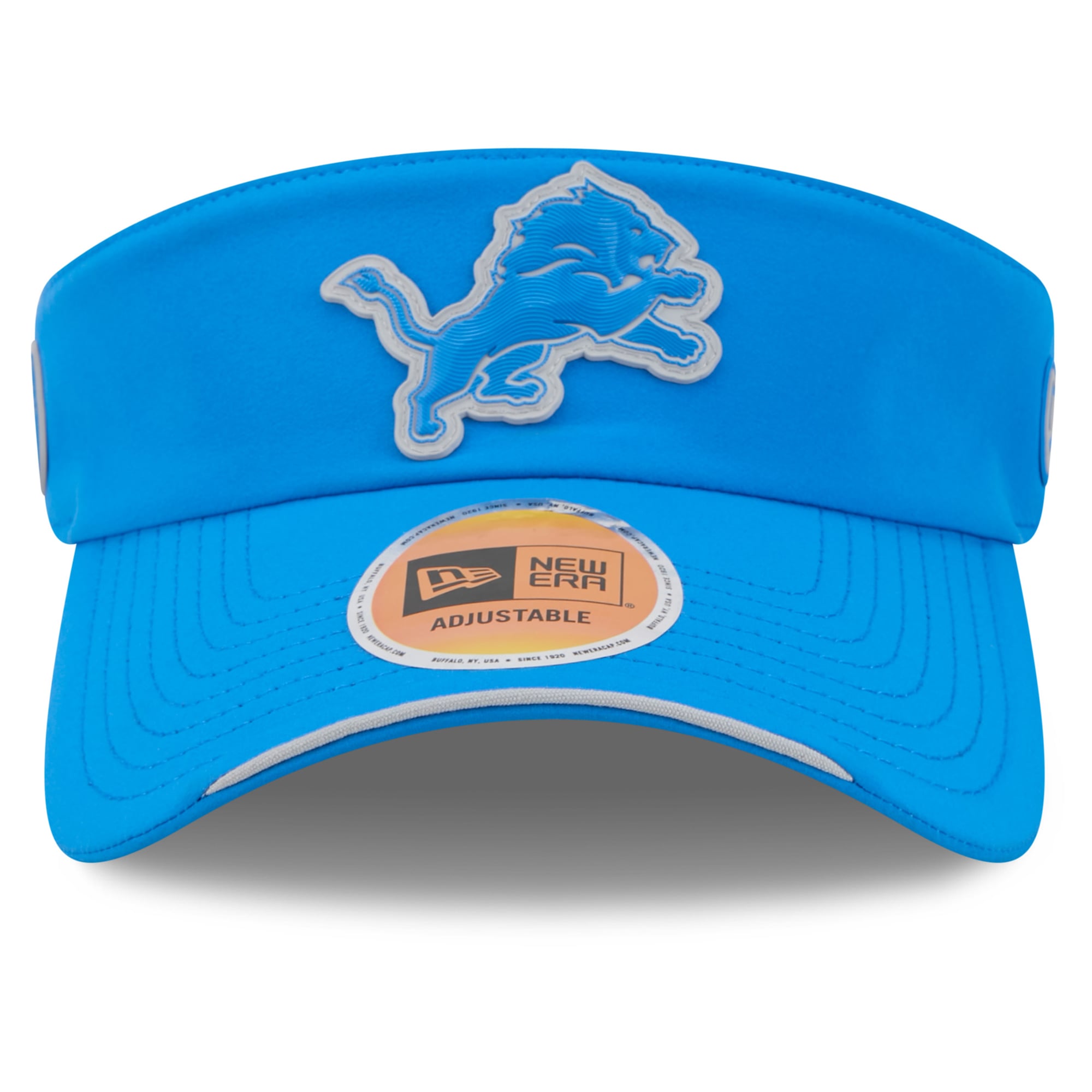 Men's New Era Blue Detroit Lions 2026 Sideline Adjustable Visor