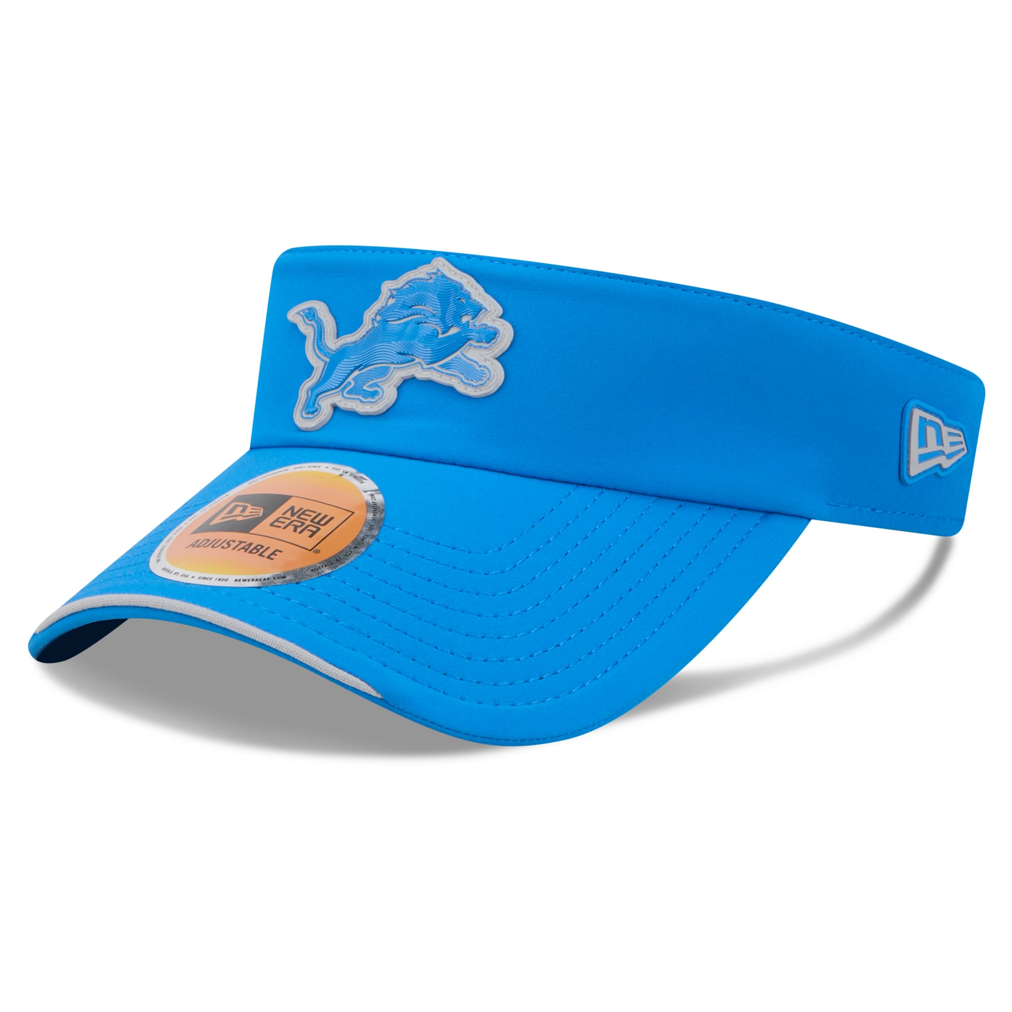 Men's New Era Blue Detroit Lions 2026 Sideline Adjustable Visor