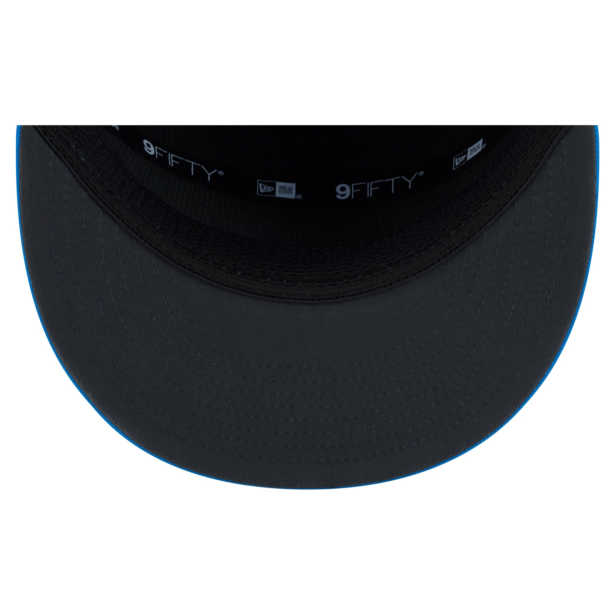 Men's New Era Blue Detroit Lions 2026 Sideline Split Panel 9FIFTY Snapback Hat