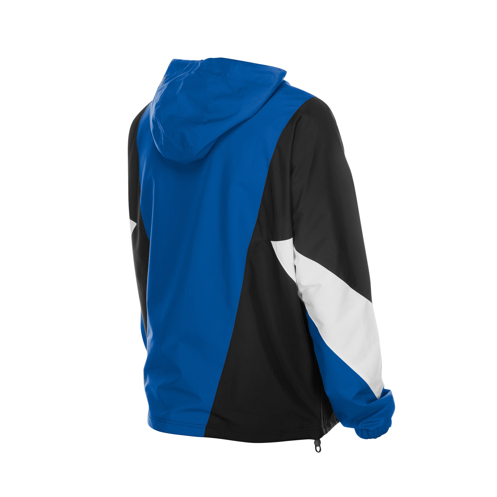 Men's New Era Blue Detroit Lions Quarter-Zip Windbreaker Jacket