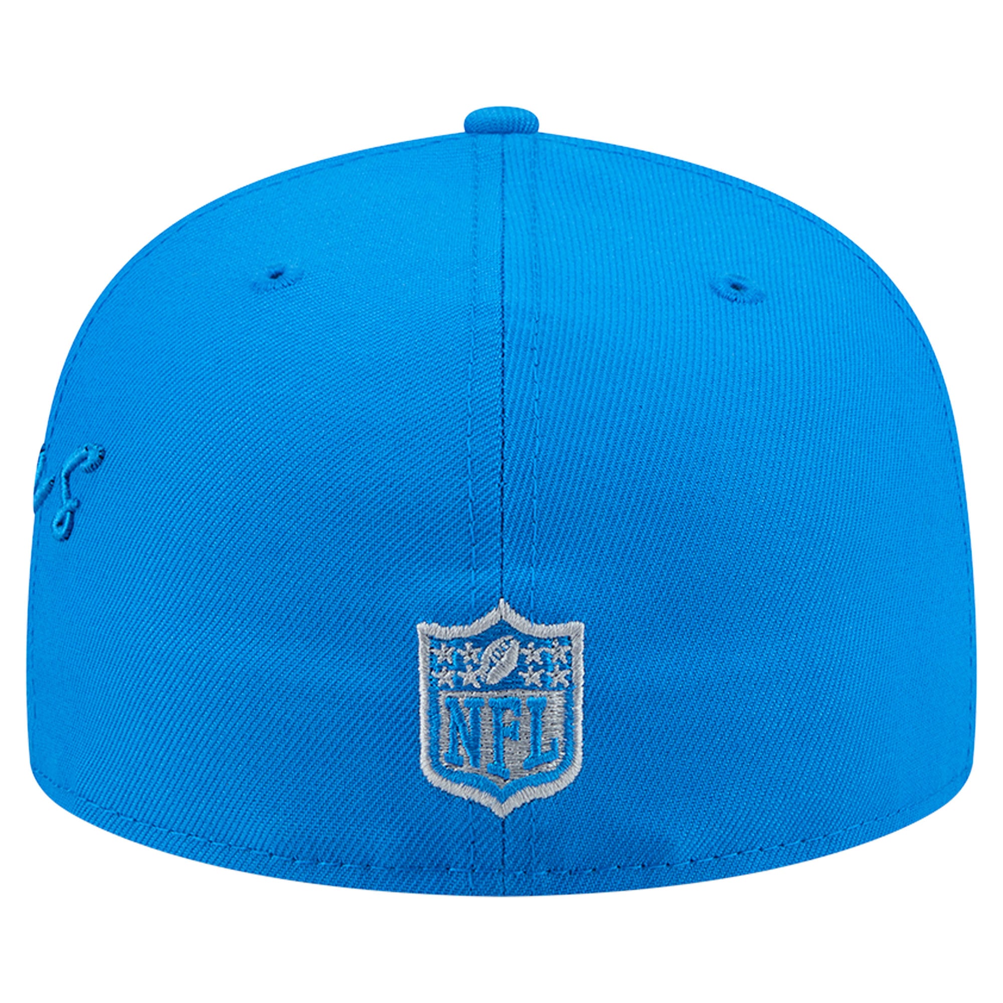 Casquette ajustée New Era 59FIFTY bleue pour homme, logo Detroit Lions.
