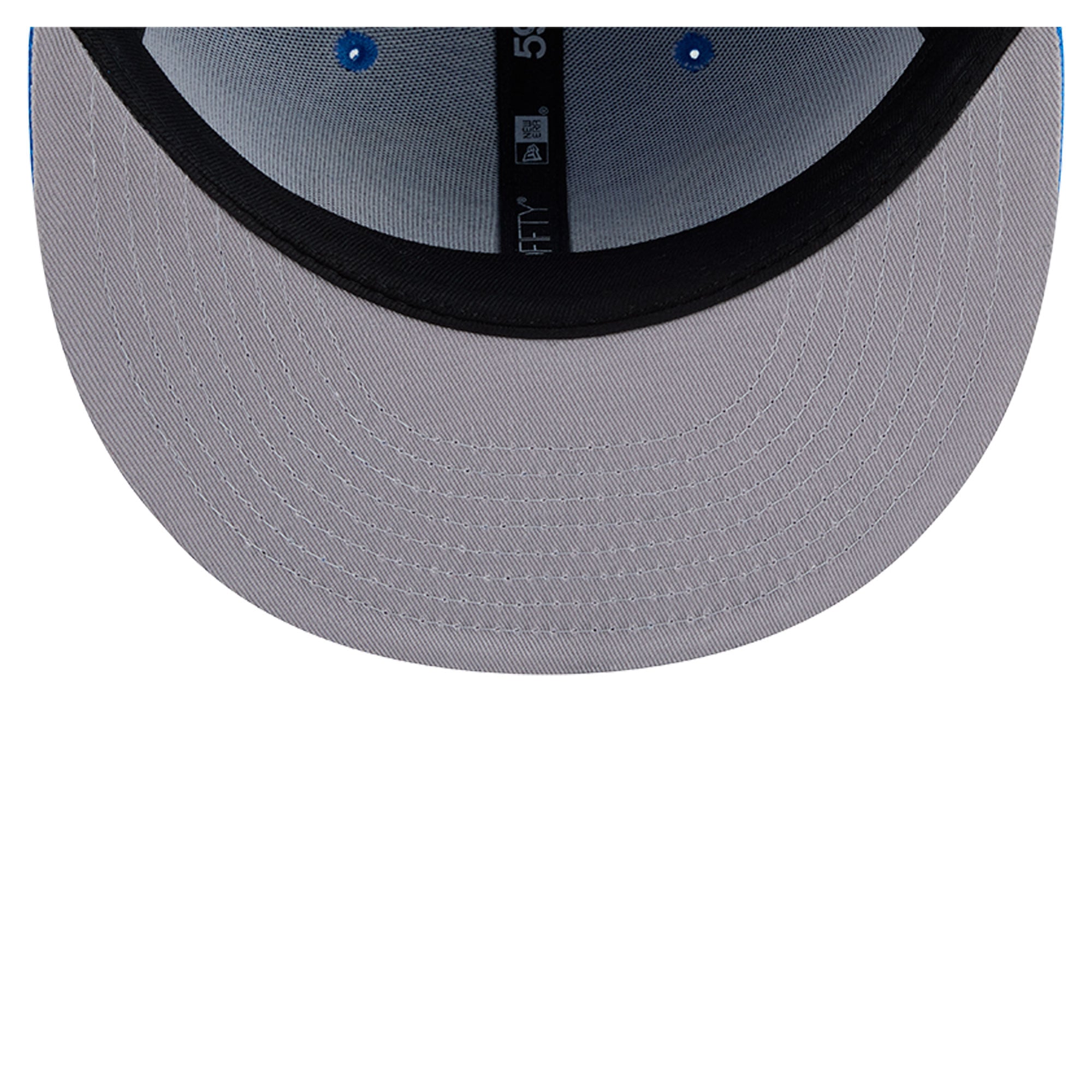 Casquette ajustée New Era 59FIFTY bleue pour homme, logo Detroit Lions.