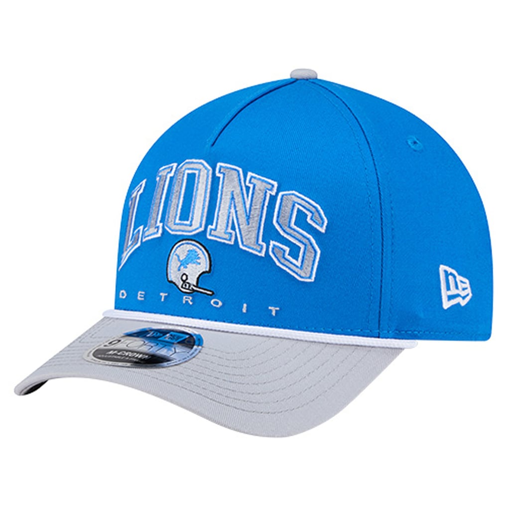 Detroit Lions New Era Throwback Arch COOLERA 9FORTY A-Frame M-Crown ...