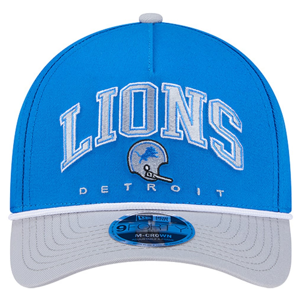 Detroit Lions New Era Throwback Arch COOLERA 9FORTY A-Frame M-Crown ...