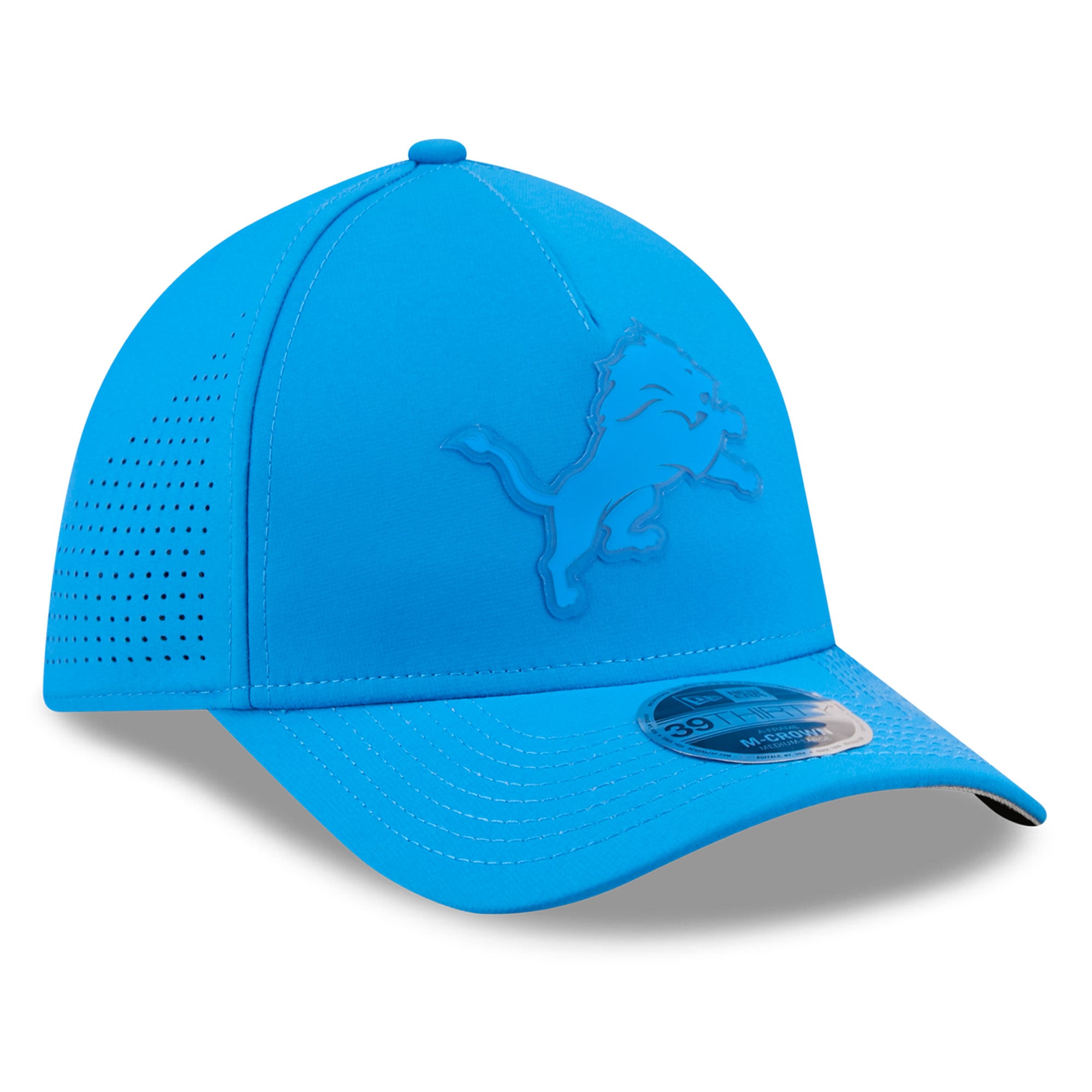 Casquette New Era bleue Detroit Lions Tonal 39THIRTY A-Frame Flex pour homme