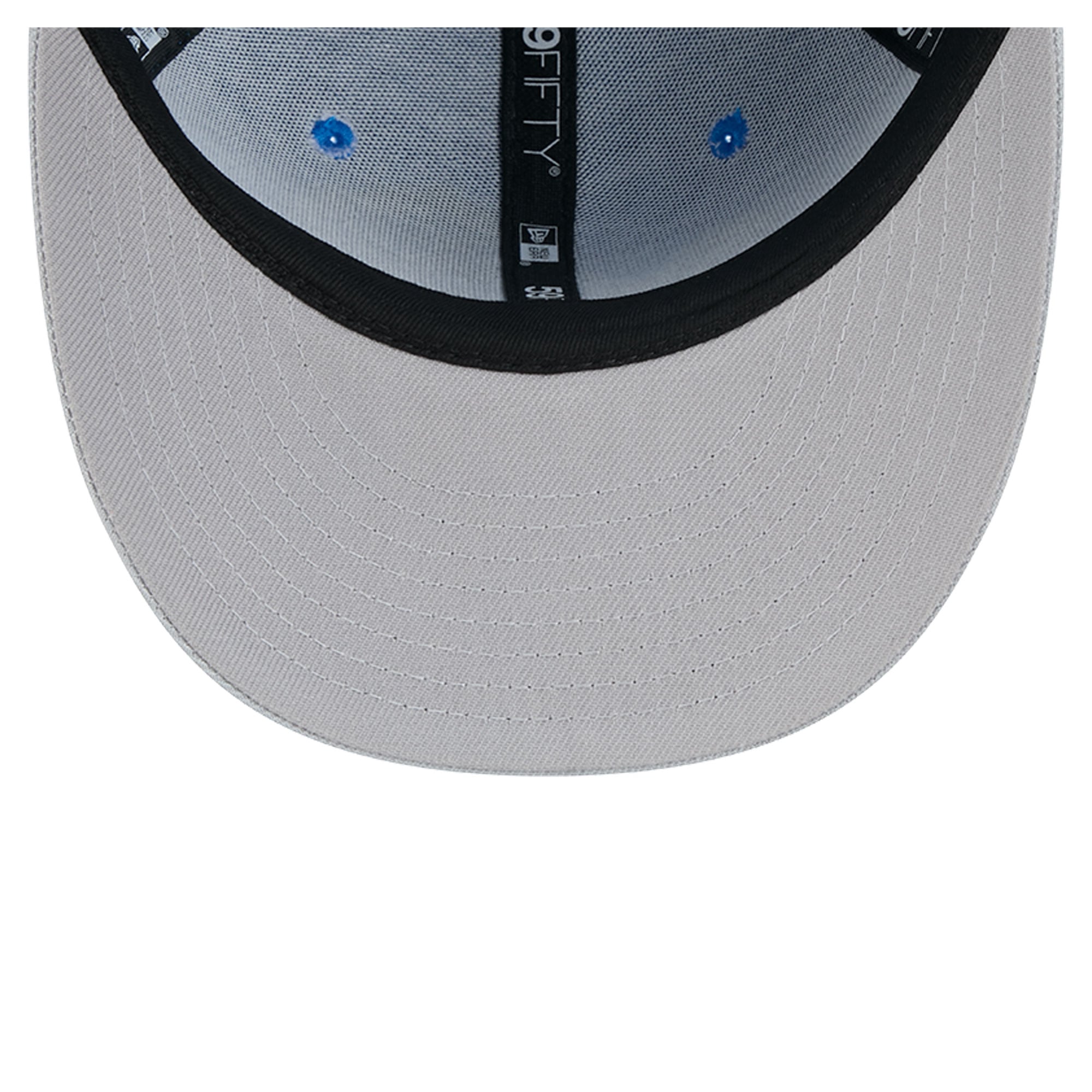 Men's New Era Blue/Silver Detroit Lions Pixel Curved 59FIFTY Fitted Hat