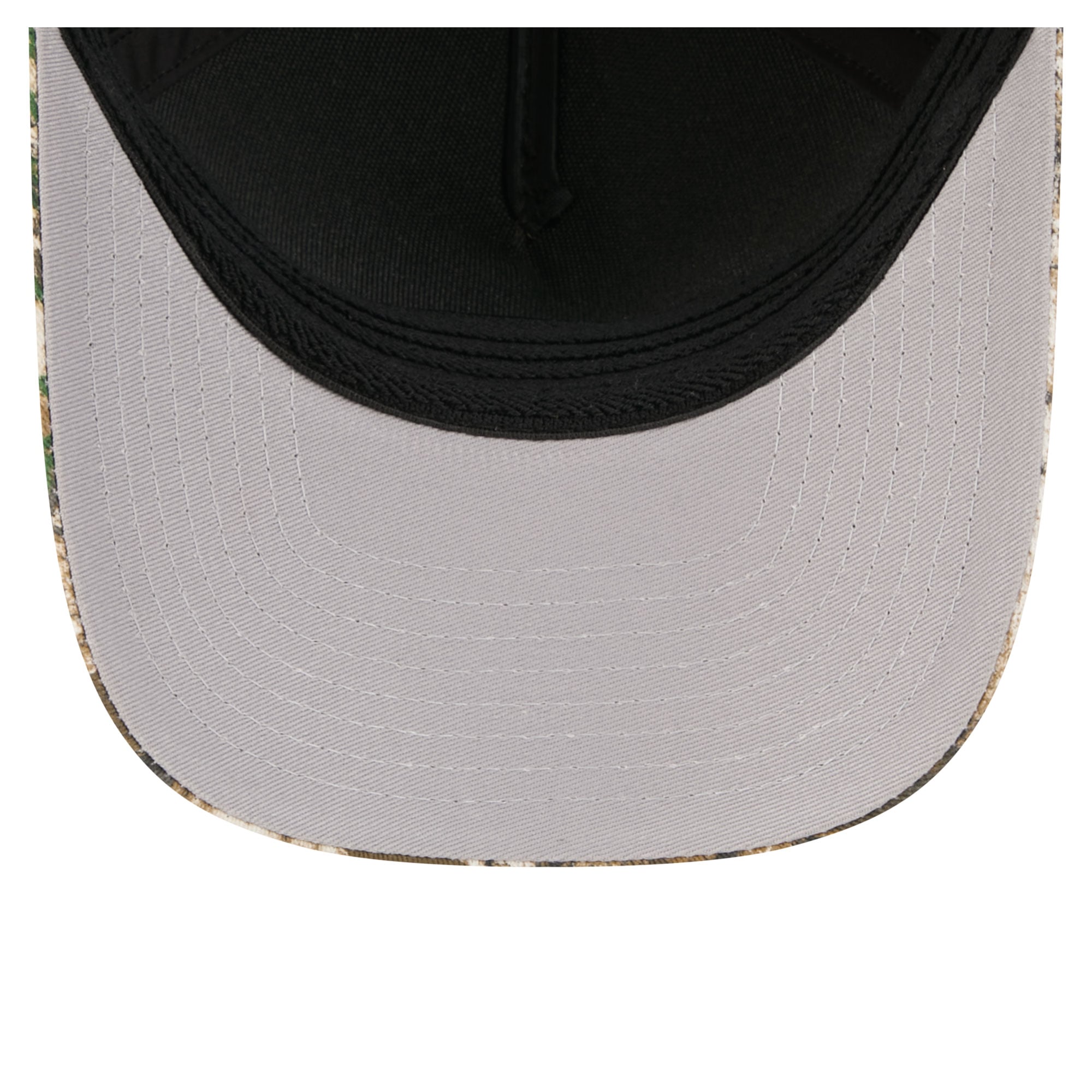 Men's New Era Camo/Black Detroit Lions Team Collection RealTree 39THIRTY M-Crown A-Frame Flex Hat