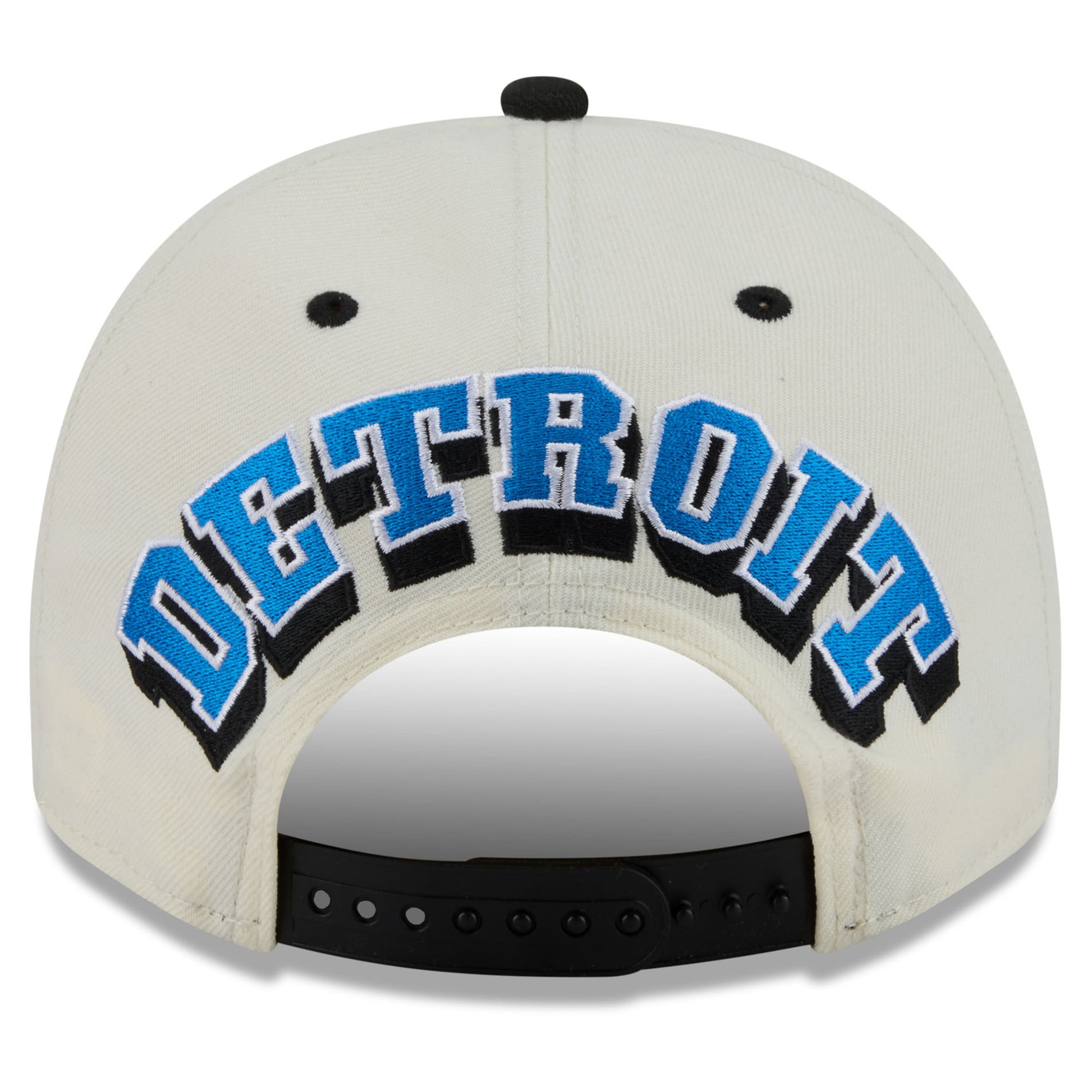 Men's New Era Cream Detroit Lions 2026 Rivalries Collection Fan Pack A-Frame 9FIFTY Snapback Hat