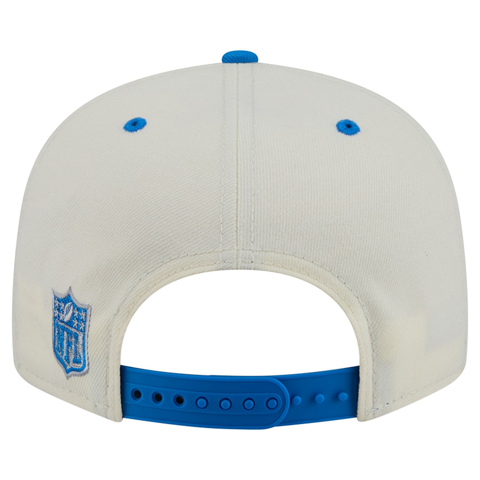 Casquette snapback New Era Classic 9FIFTY crème/bleue pour homme