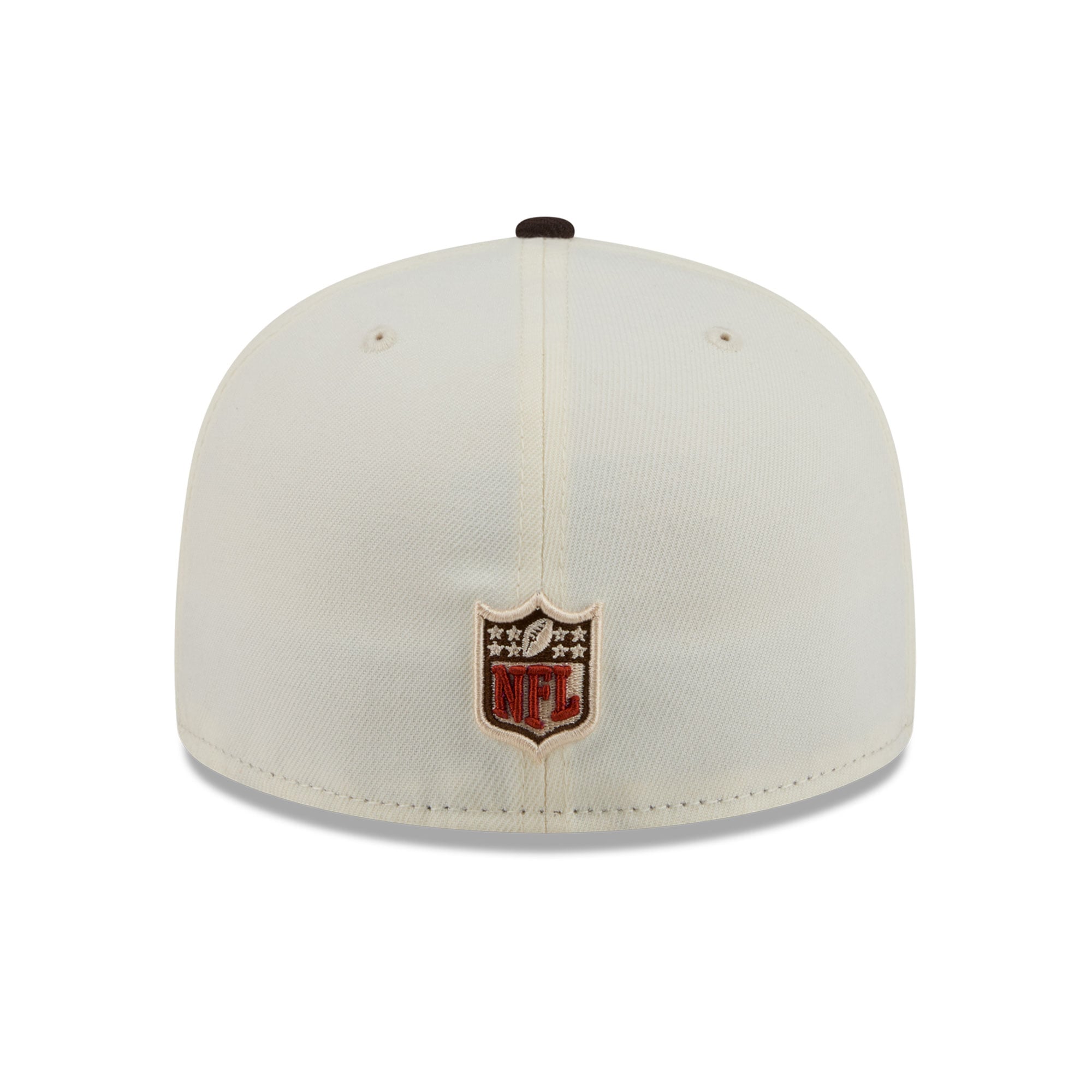 Men's New Era Cream/Brown Detroit Lions Pumpkin Spice 59FIFTY Fitted Hat