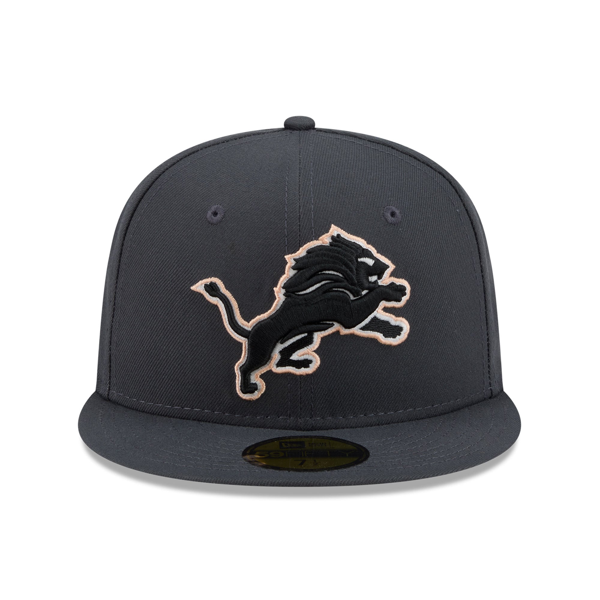 Casquette ajustée New Era 59FIFTY grise Detroit Lions pour homme