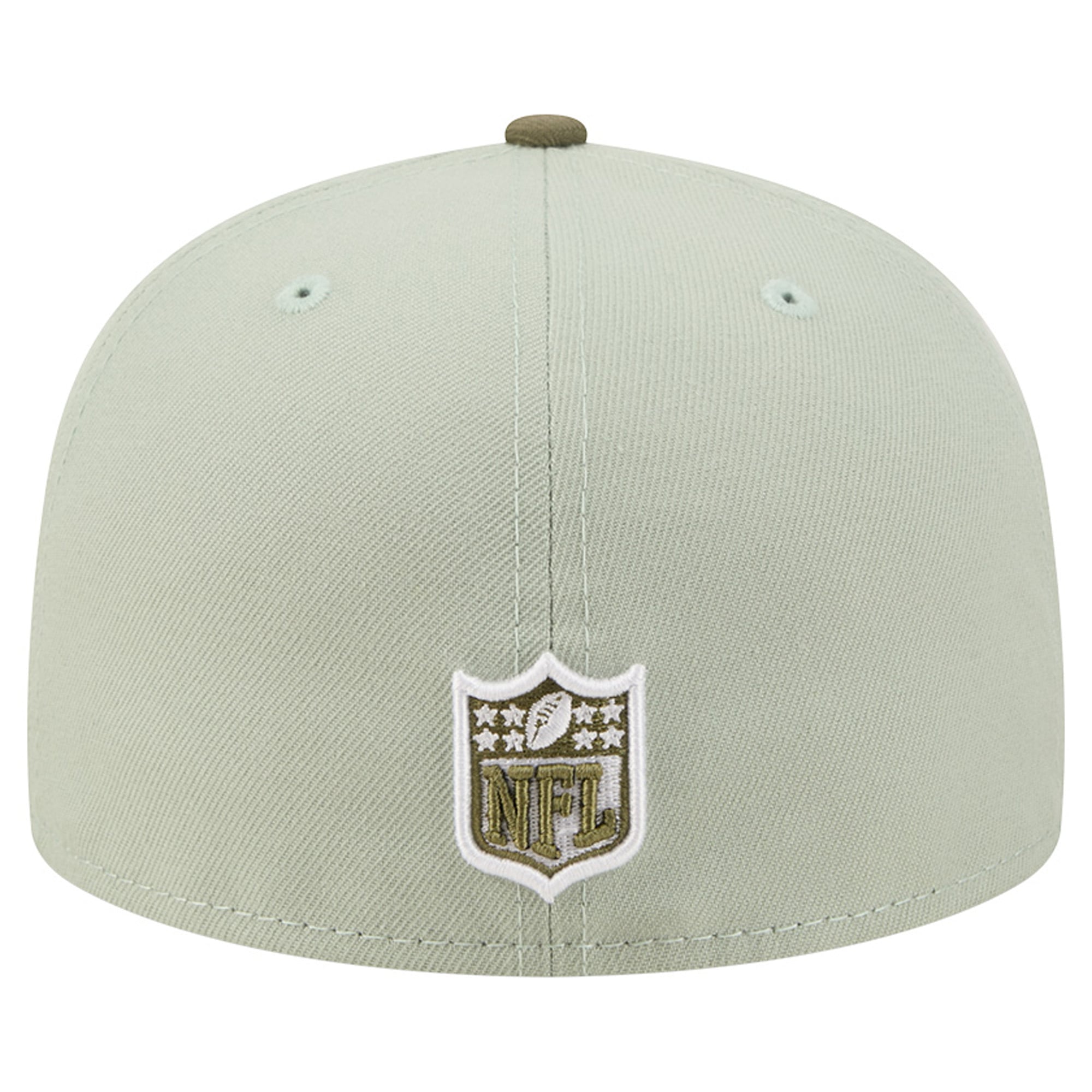 Casquette ajustée New Era pour homme, coloris vert clair/olive, Detroit Lions, modèle 59FIFTY