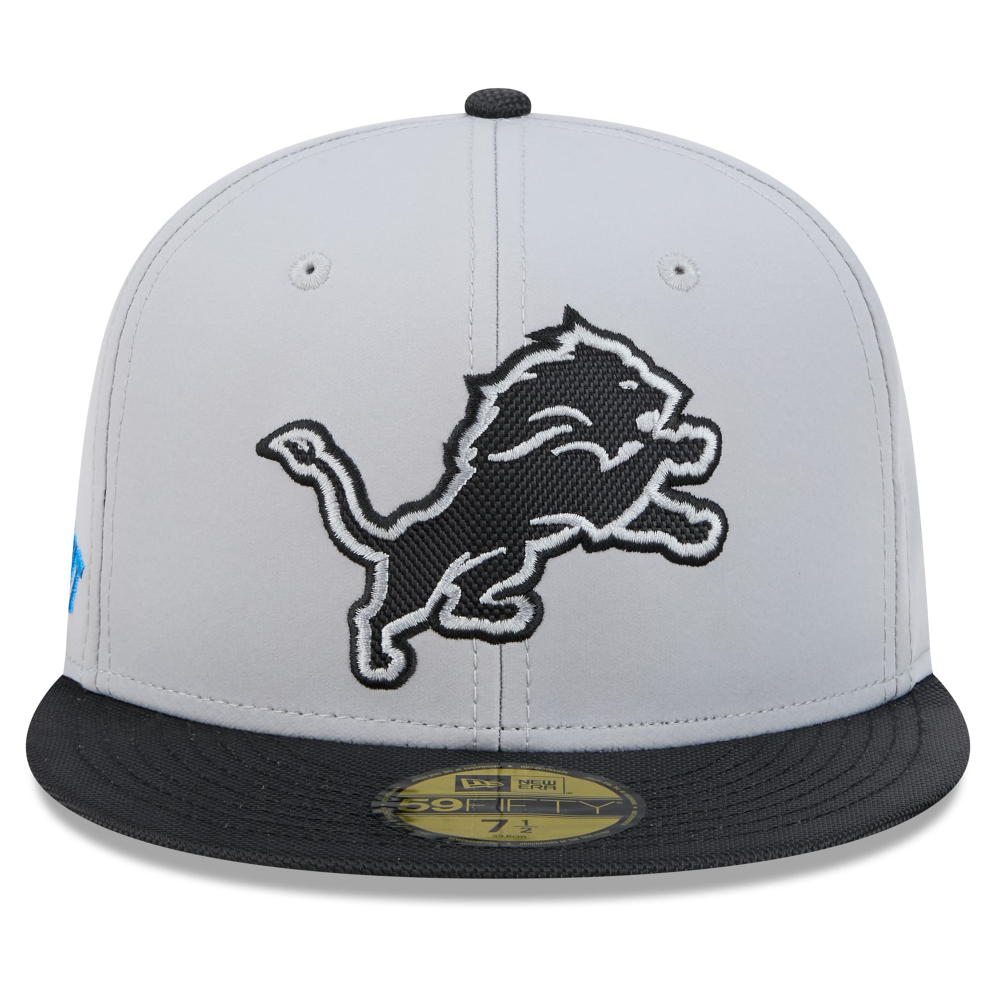 Men's New Era Silver Detroit Lions 2026 Rivalries Collection 59FIFTY Fitted Hat