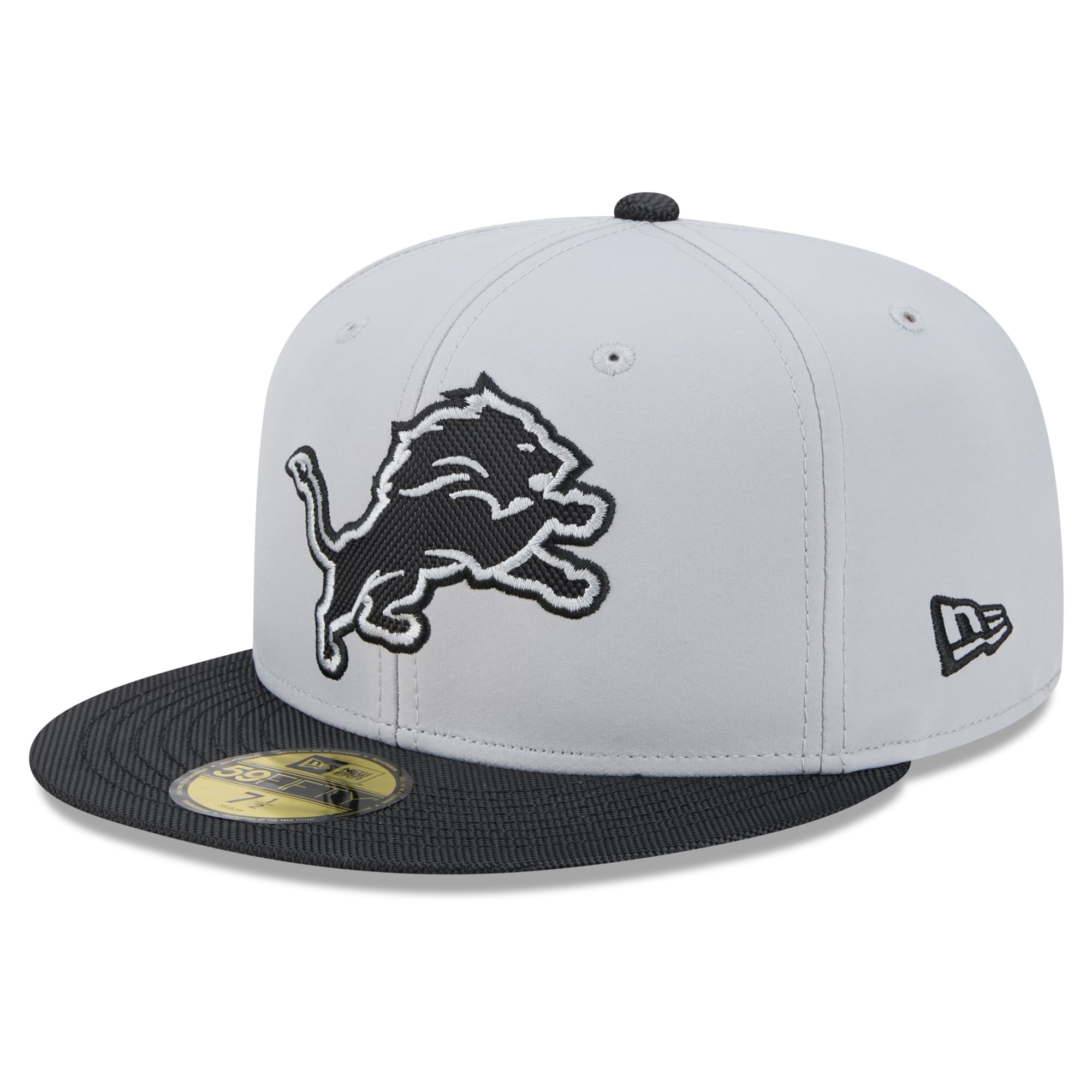 Men's New Era Silver Detroit Lions 2026 Rivalries Collection 59FIFTY Fitted Hat