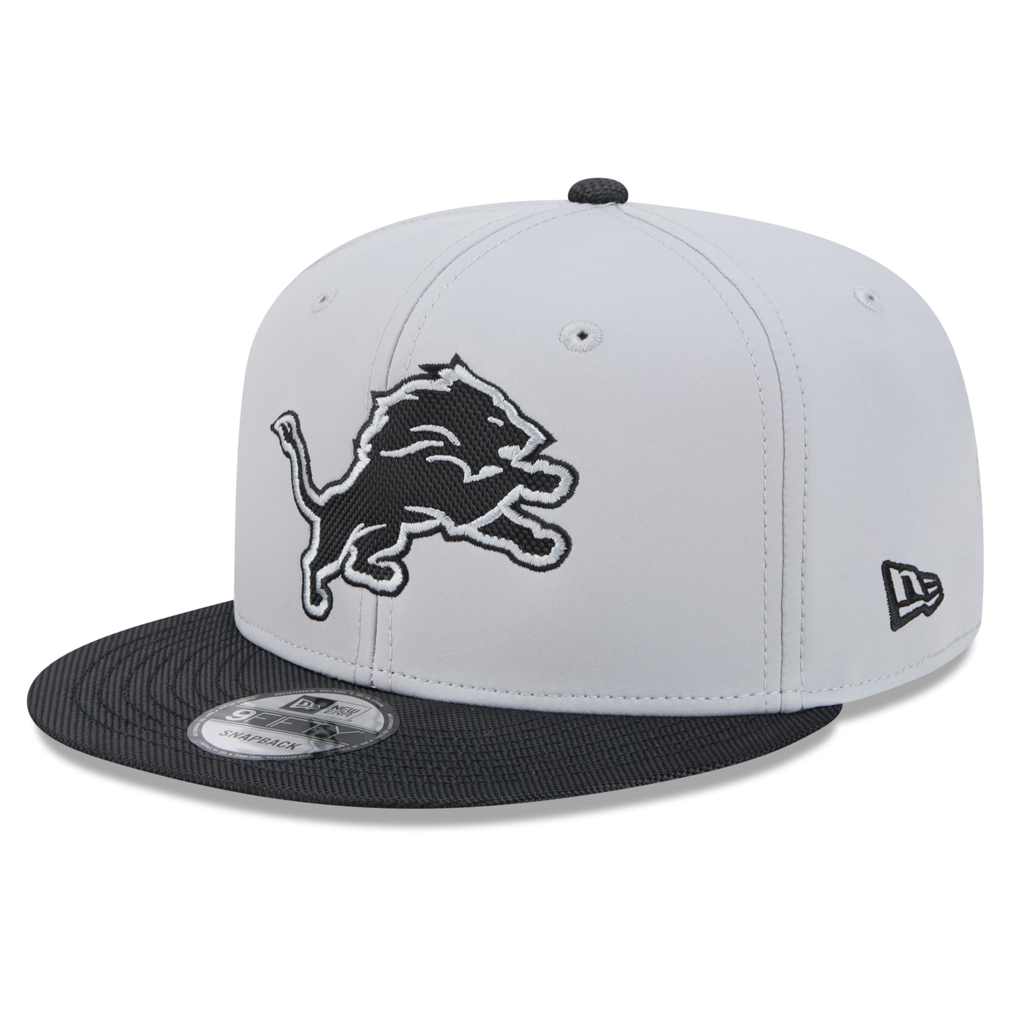 Men's New Era Silver Detroit Lions 2026 Rivalries Collection 9FIFTY Snapback Hat