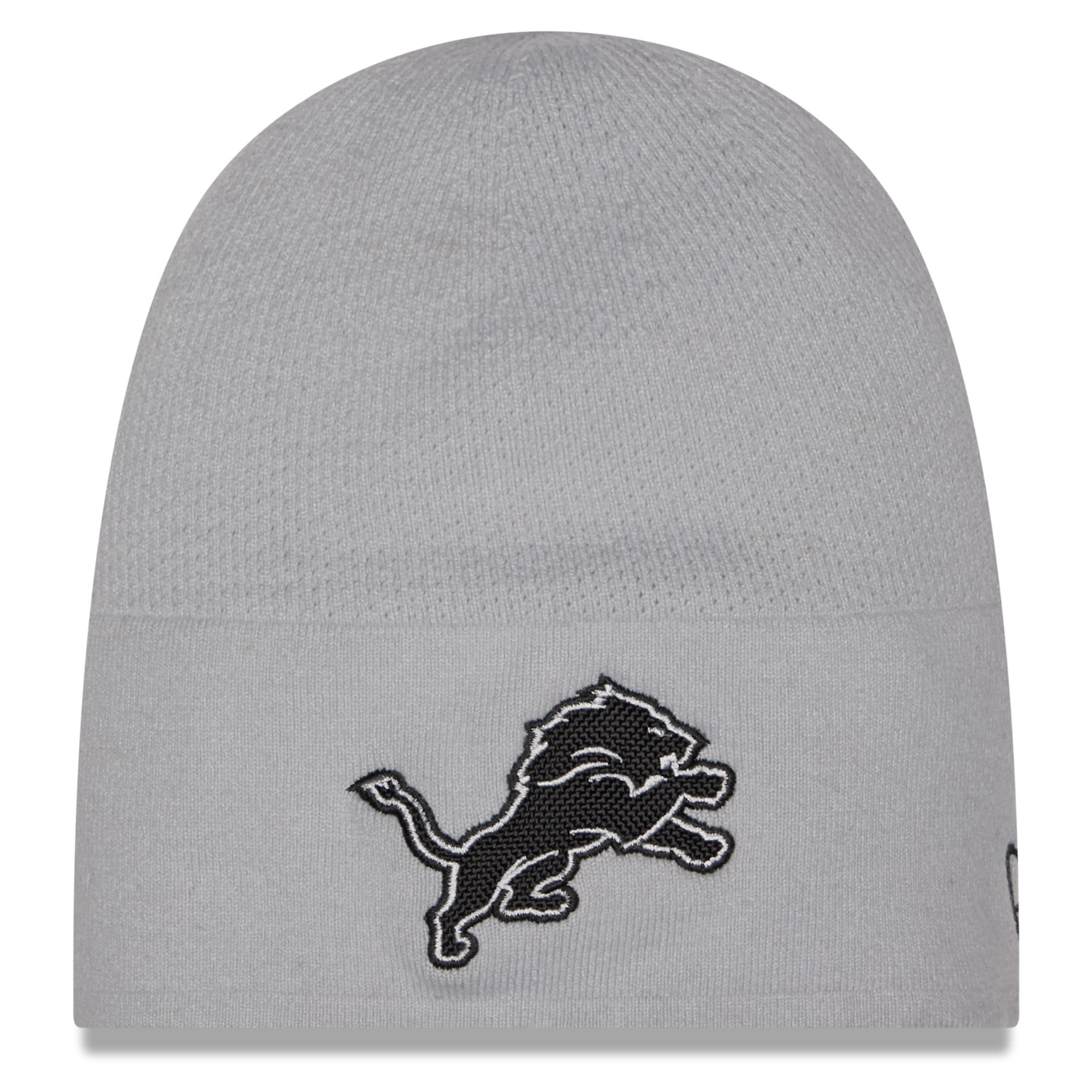 Men's New Era Silver Detroit Lions 2026 Rivalries Collection Sport Knit Hat