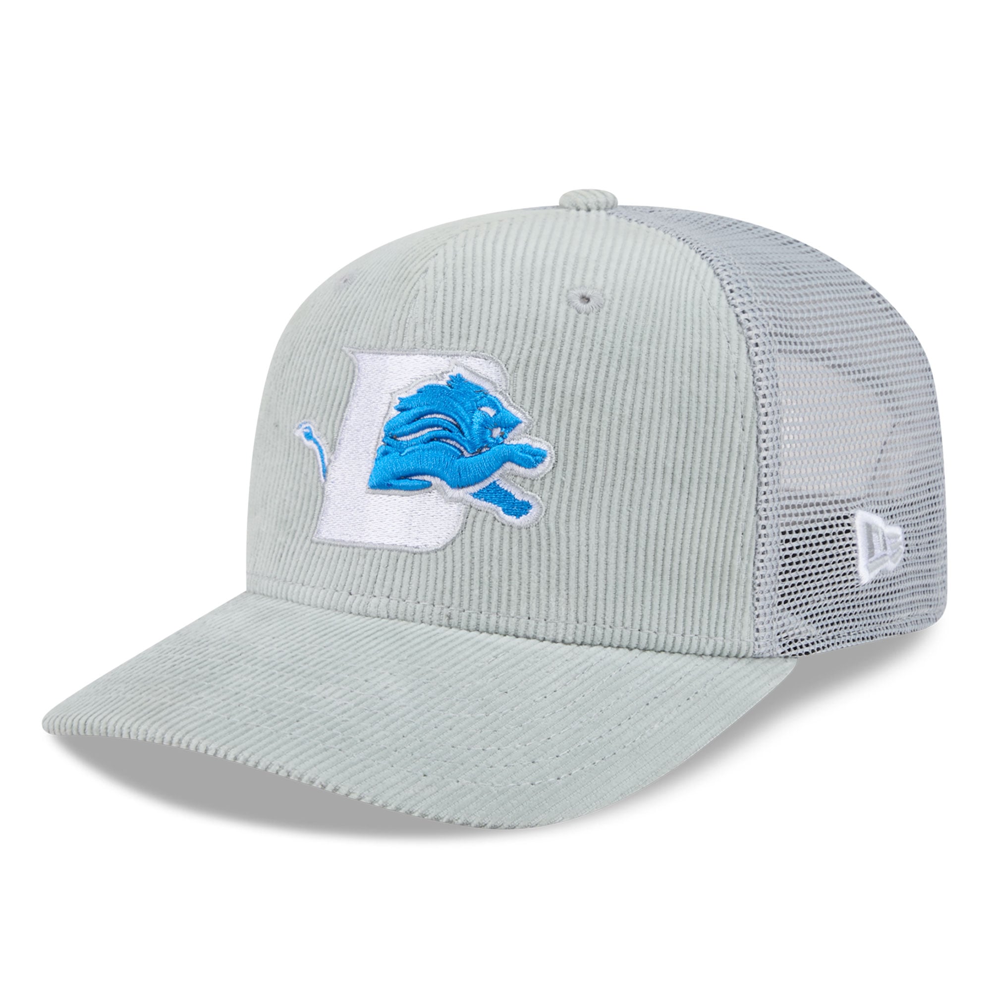 Casquette ajustable New Era argentée Detroit Lions Deceptor 9SEVENTY pour homme