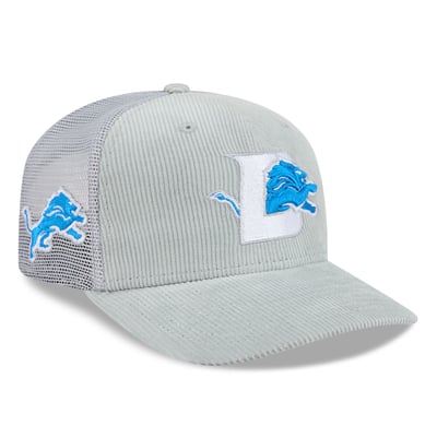 Detroit Lions New Era Deceptor 9SEVENTY Adjustable Hat - Silver