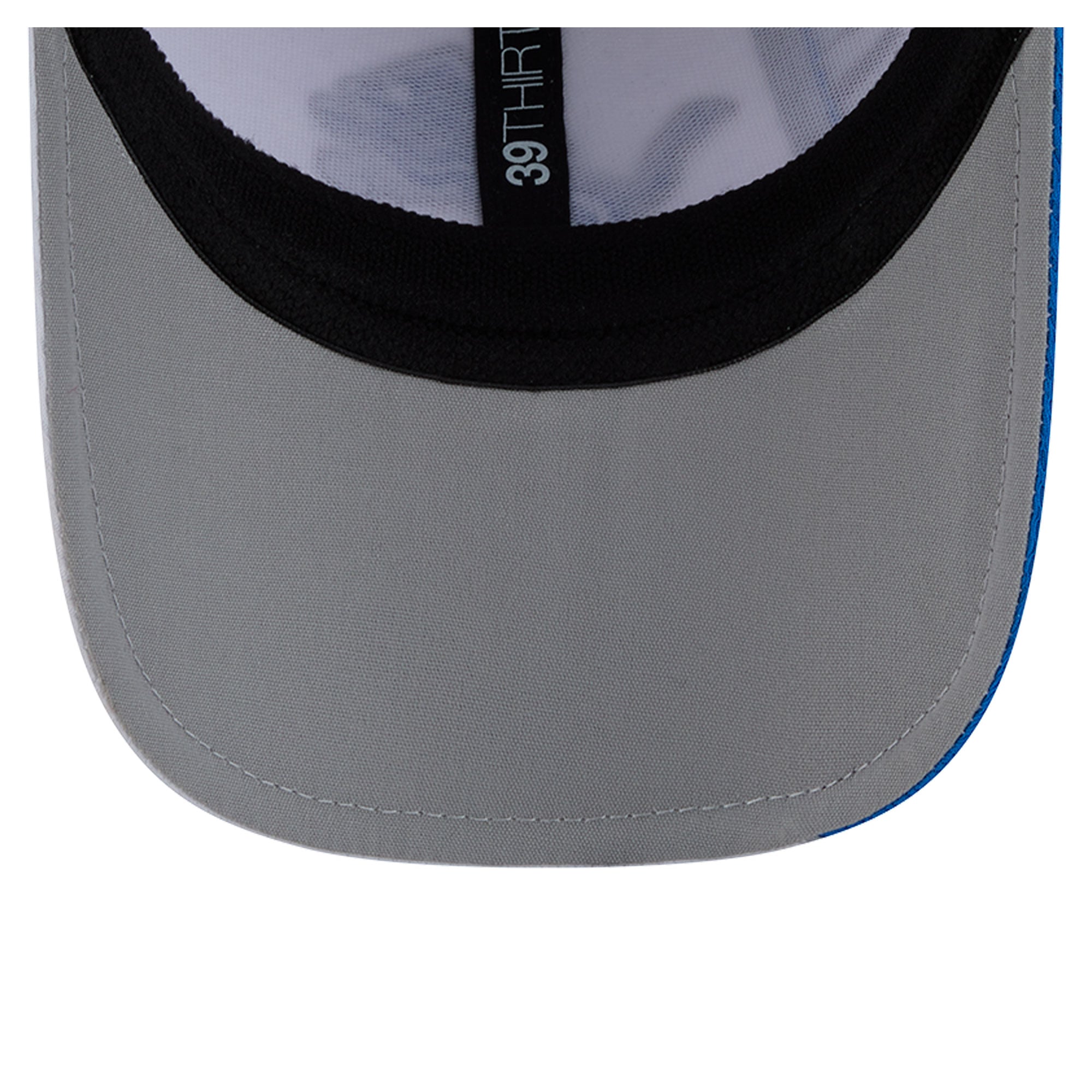 Casquette New Era blanche et bleue Detroit Lions Dash 39THIRTY M-Crown Flex pour homme