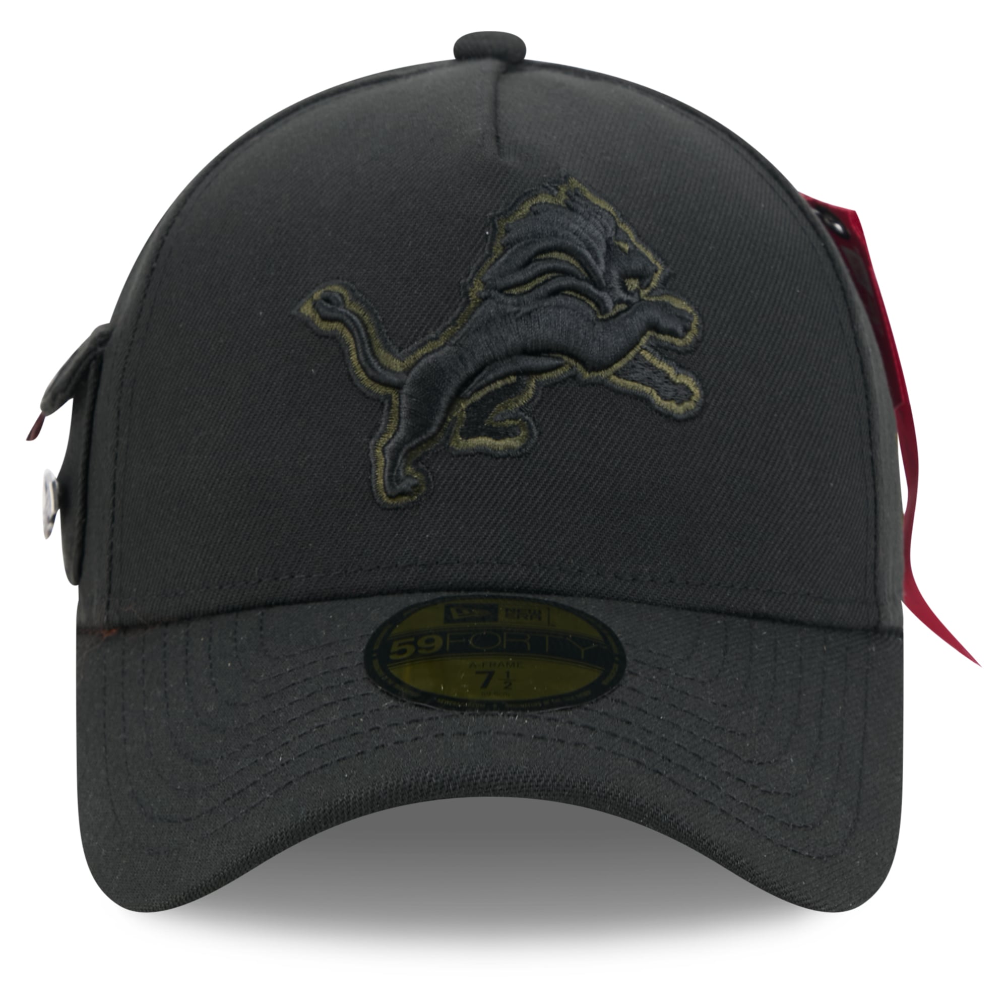 Casquette ajustée New Era x Alpha Industries Detroit Lions A-Frame 59FORTY pour homme