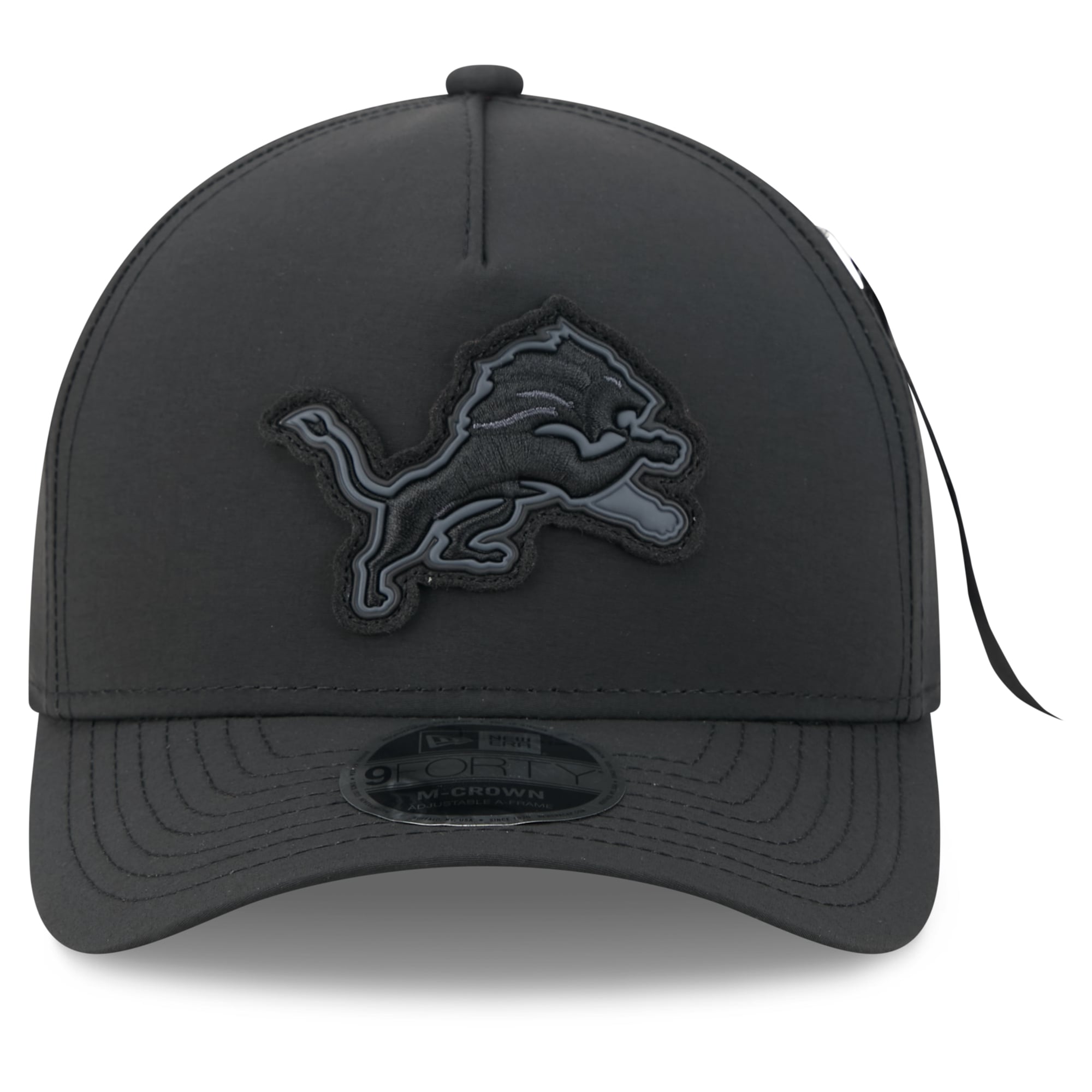 Casquette ajustable New Era x Alpha Industries Detroit Lions A-Frame 9FORTY noire pour homme