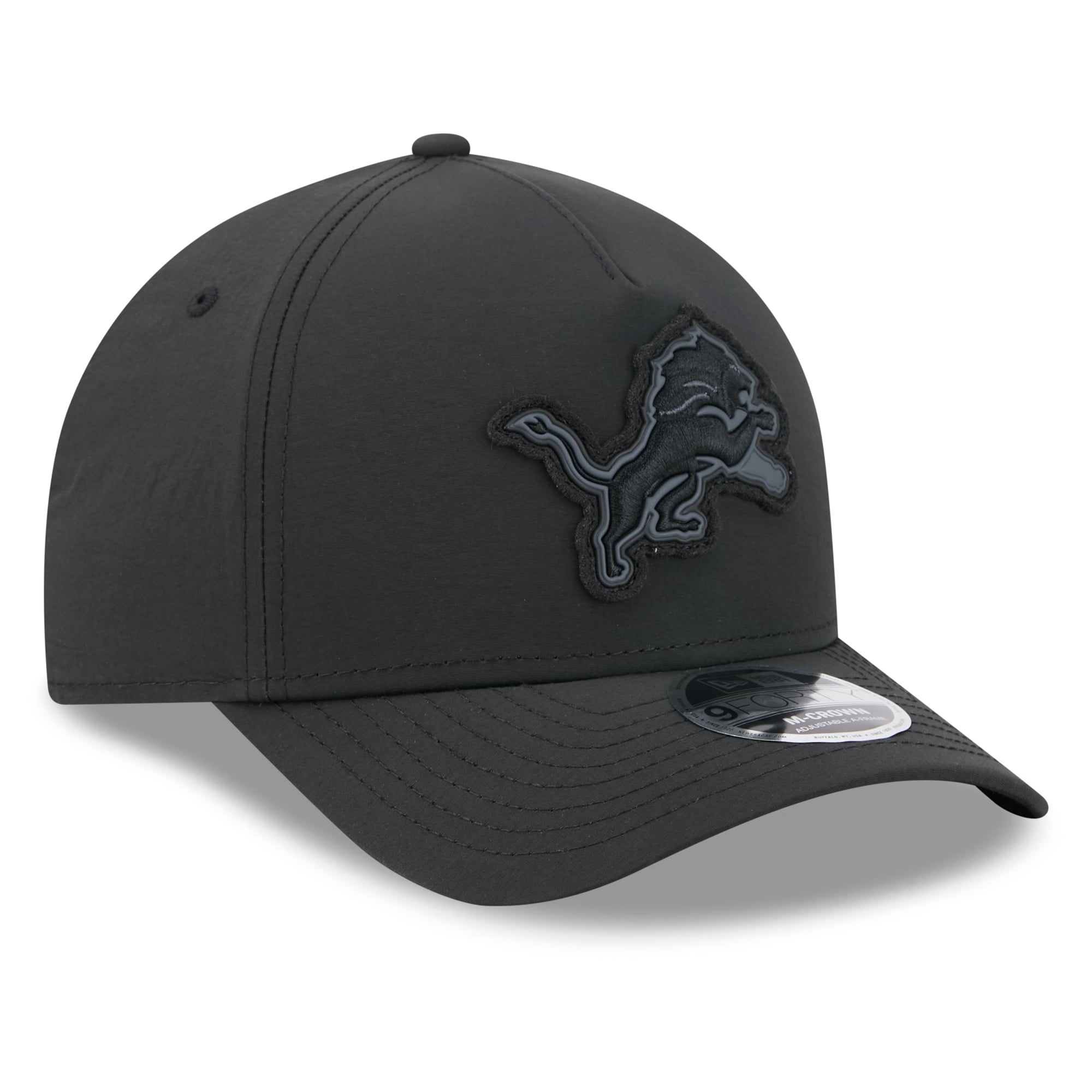 Casquette ajustable New Era x Alpha Industries Detroit Lions A-Frame 9FORTY noire pour homme