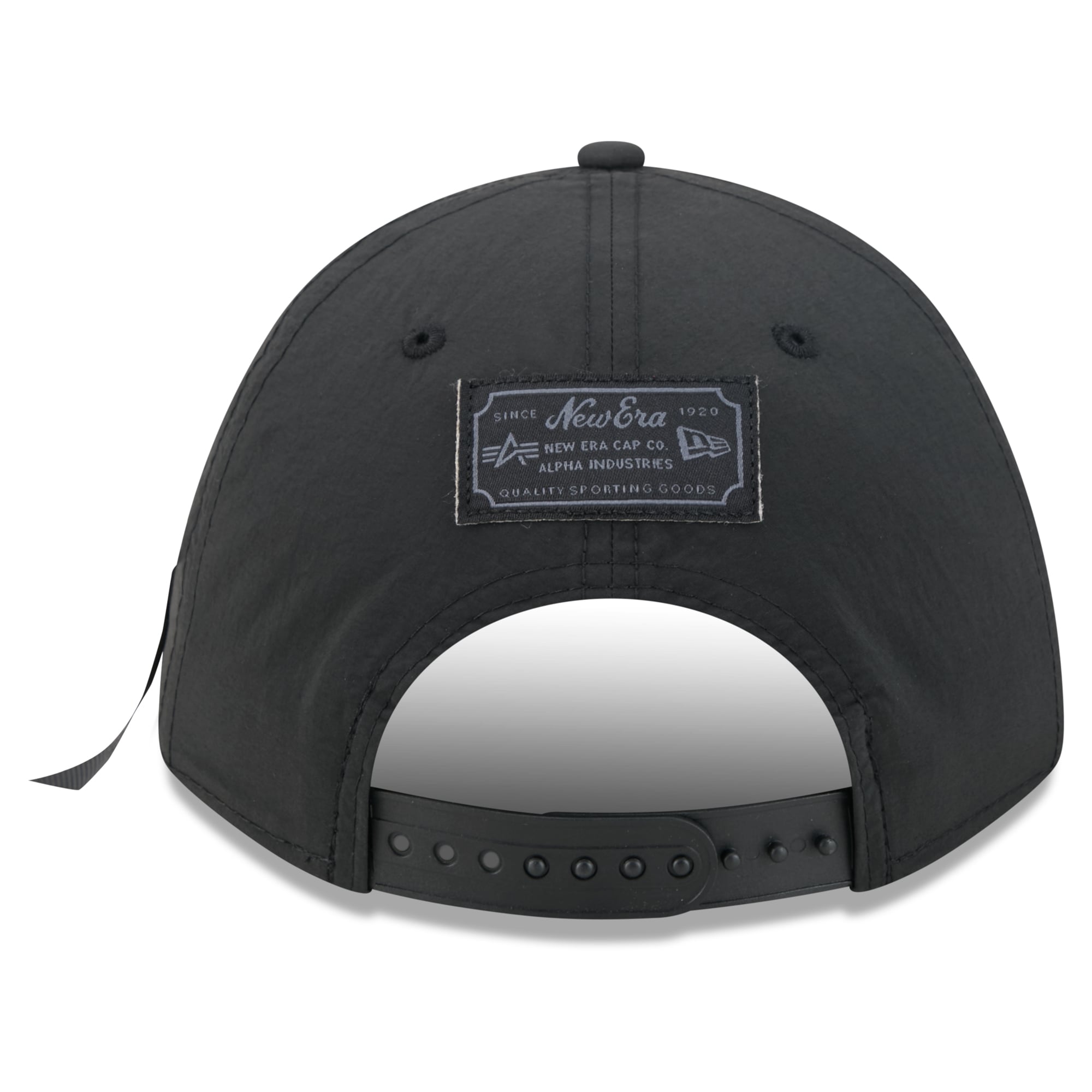 Casquette ajustable New Era x Alpha Industries Detroit Lions A-Frame 9FORTY noire pour homme