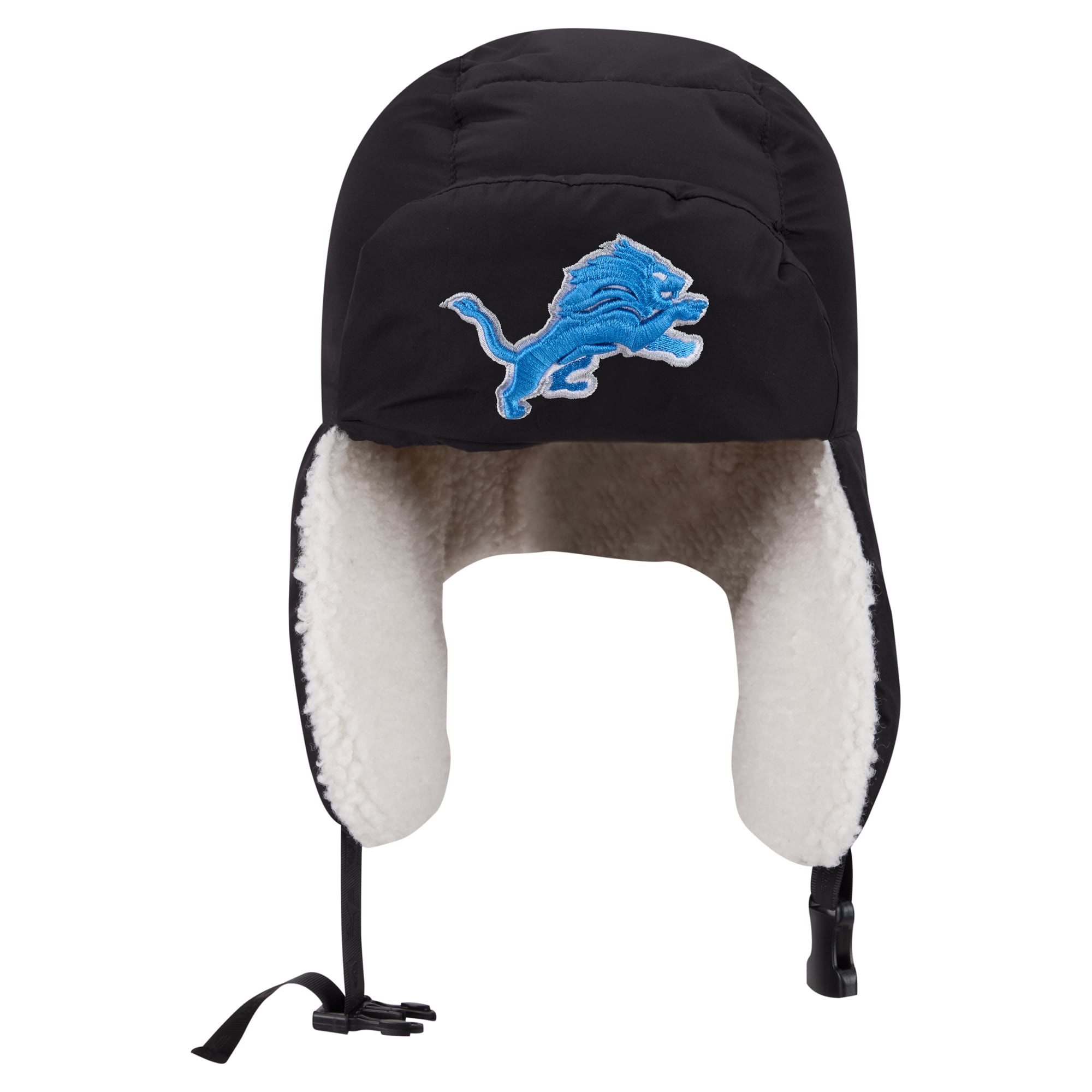 Bonnet matelassé noir Detroit Lions New Era x Alpha Industries pour homme