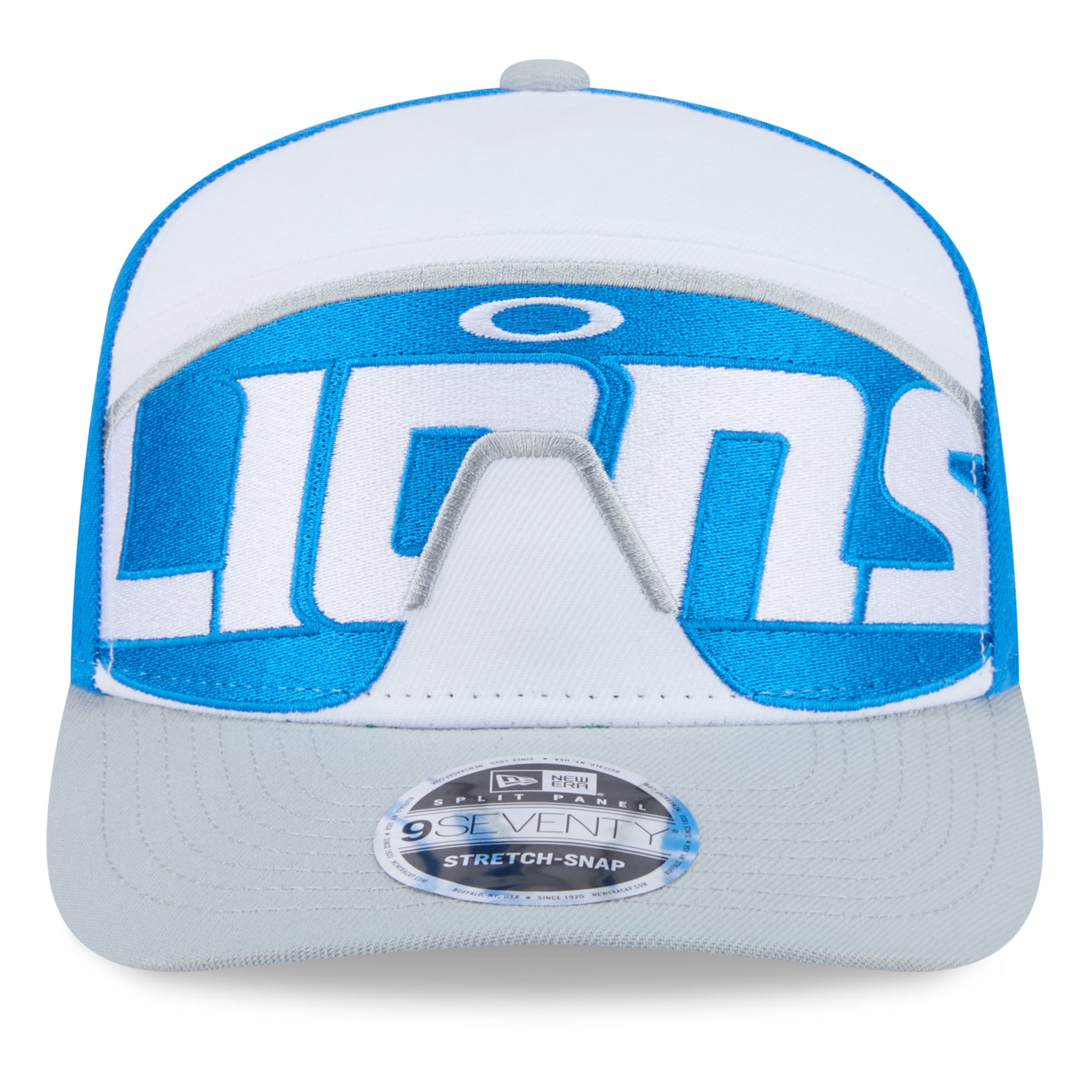Casquette ajustable New Era x Oakley Detroit Lions bleue 9SEVENTY pour homme
