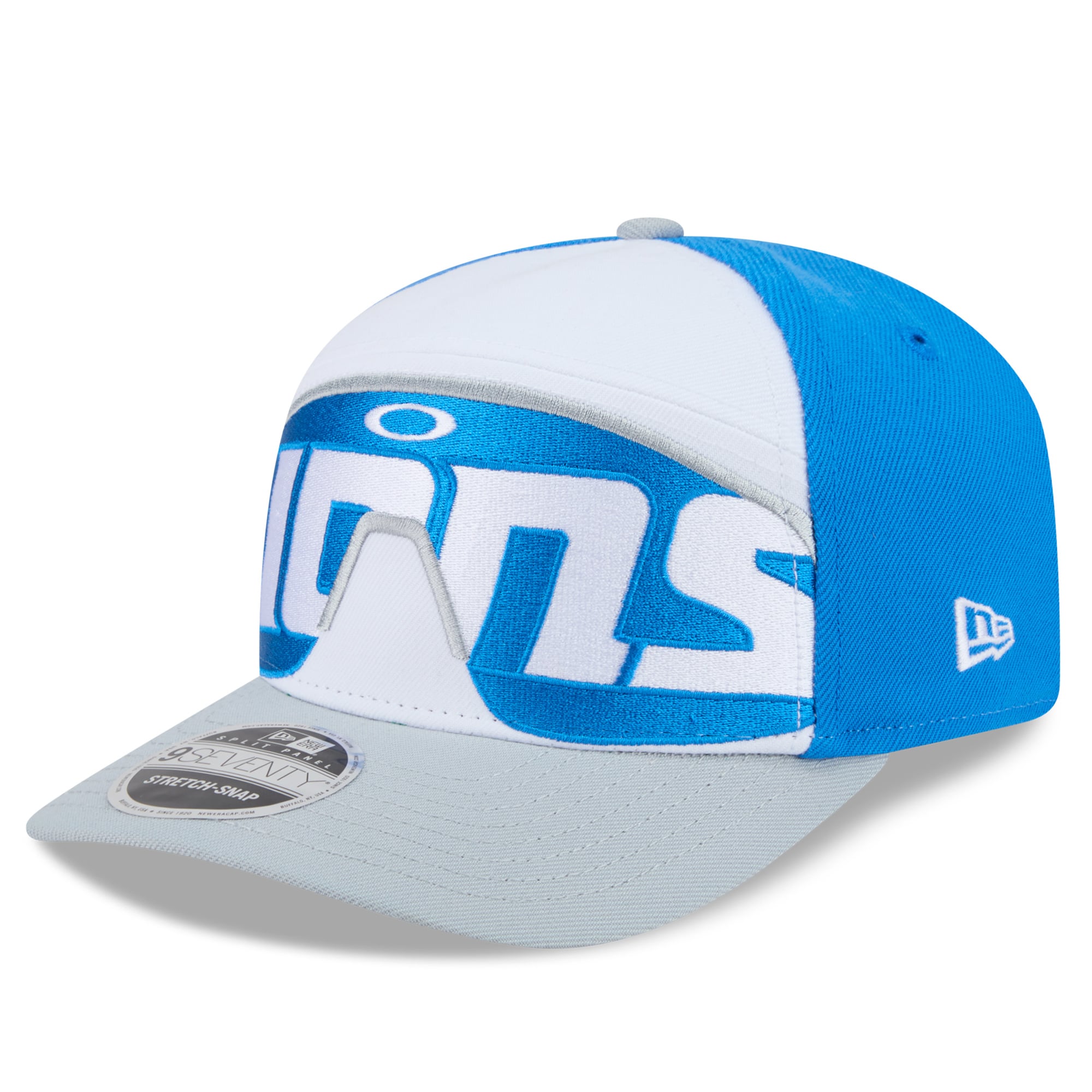 Casquette ajustable New Era x Oakley Detroit Lions bleue 9SEVENTY pour homme