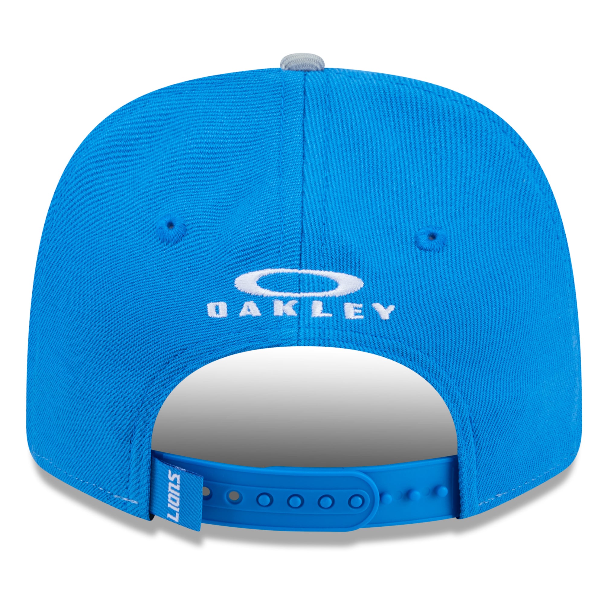 Casquette ajustable New Era x Oakley Detroit Lions bleue 9SEVENTY pour homme