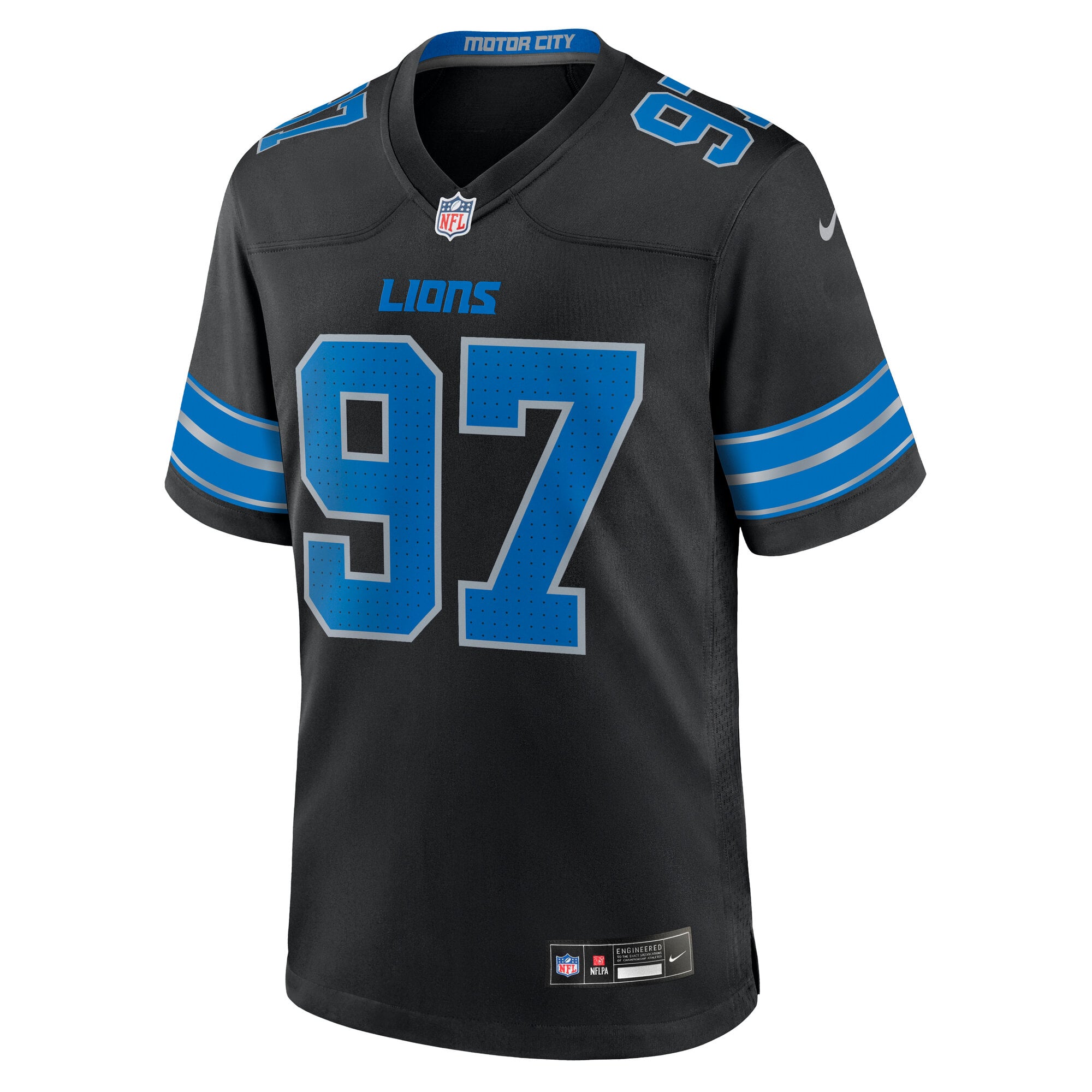Men's Nike Aidan Hutchinson Black Detroit Lions Alternate Game Jersey