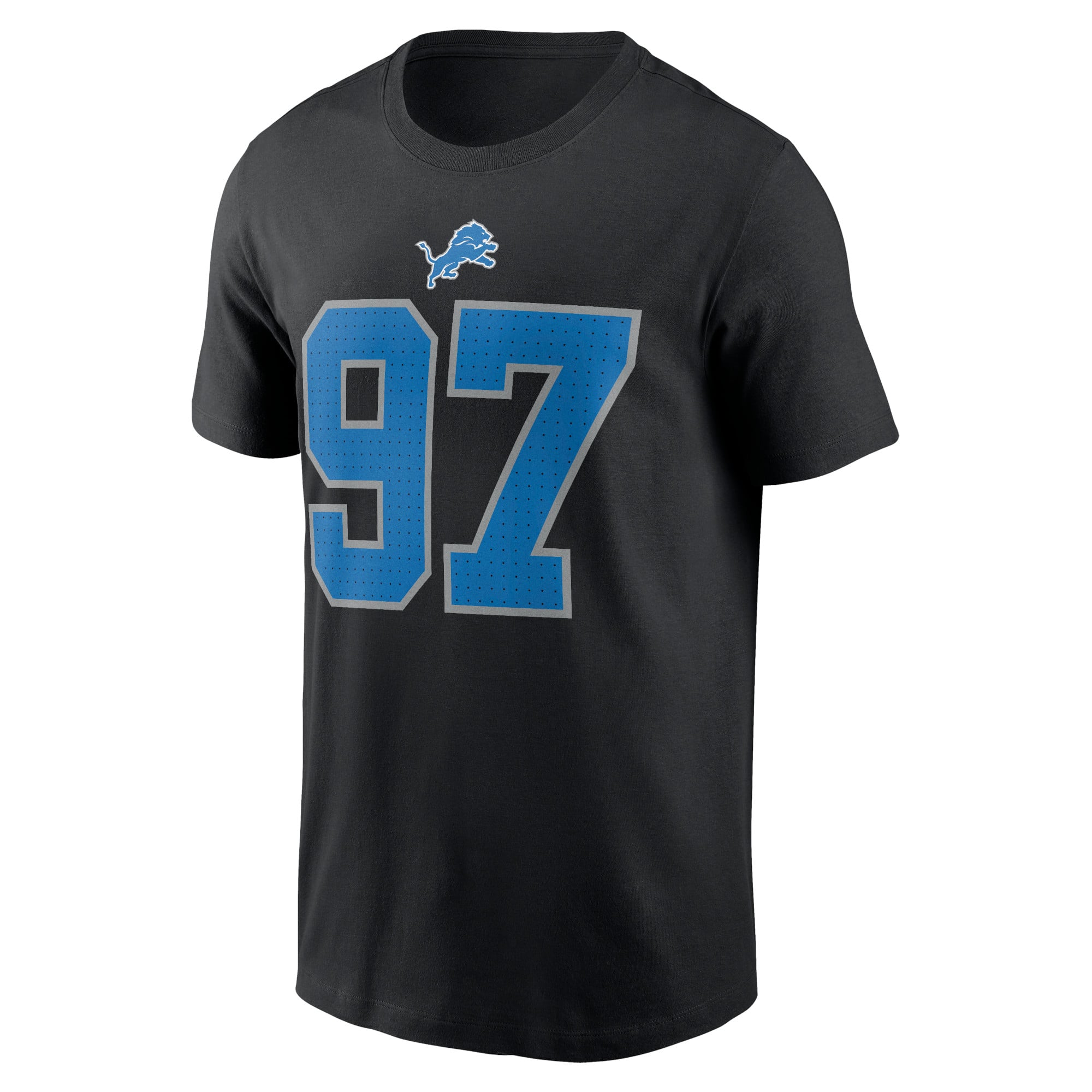 Men's Nike Aidan Hutchinson Detroit Lions Name & Number T-Shirt