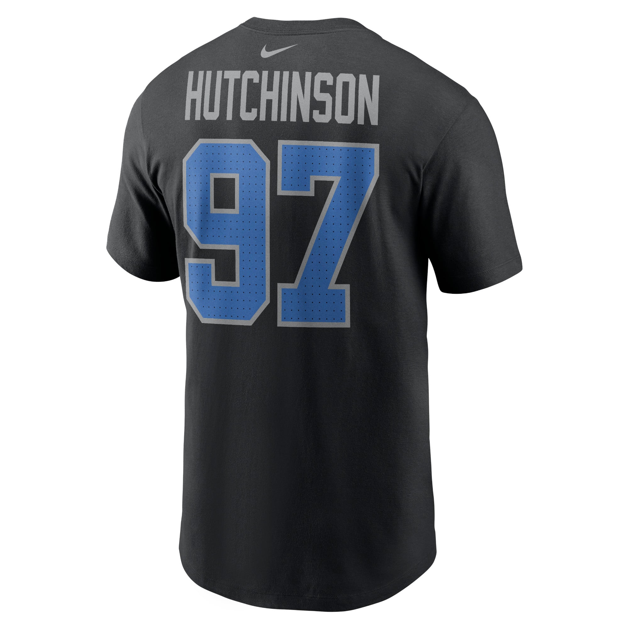 Men's Nike Aidan Hutchinson Detroit Lions Name & Number T-Shirt