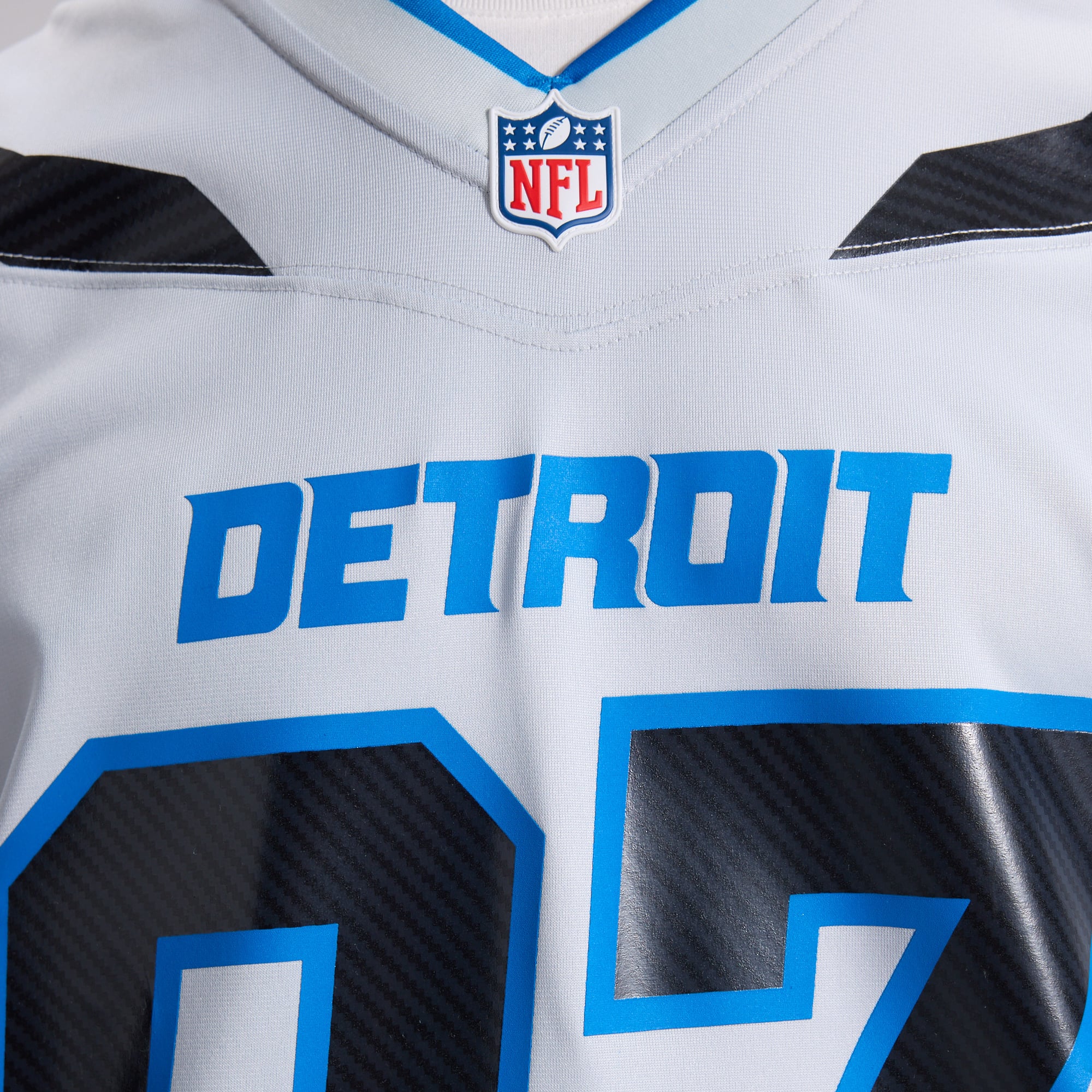 Men's Nike Aidan Hutchinson Silver Detroit Lions 2026 Rivalries Collection Game Jersey