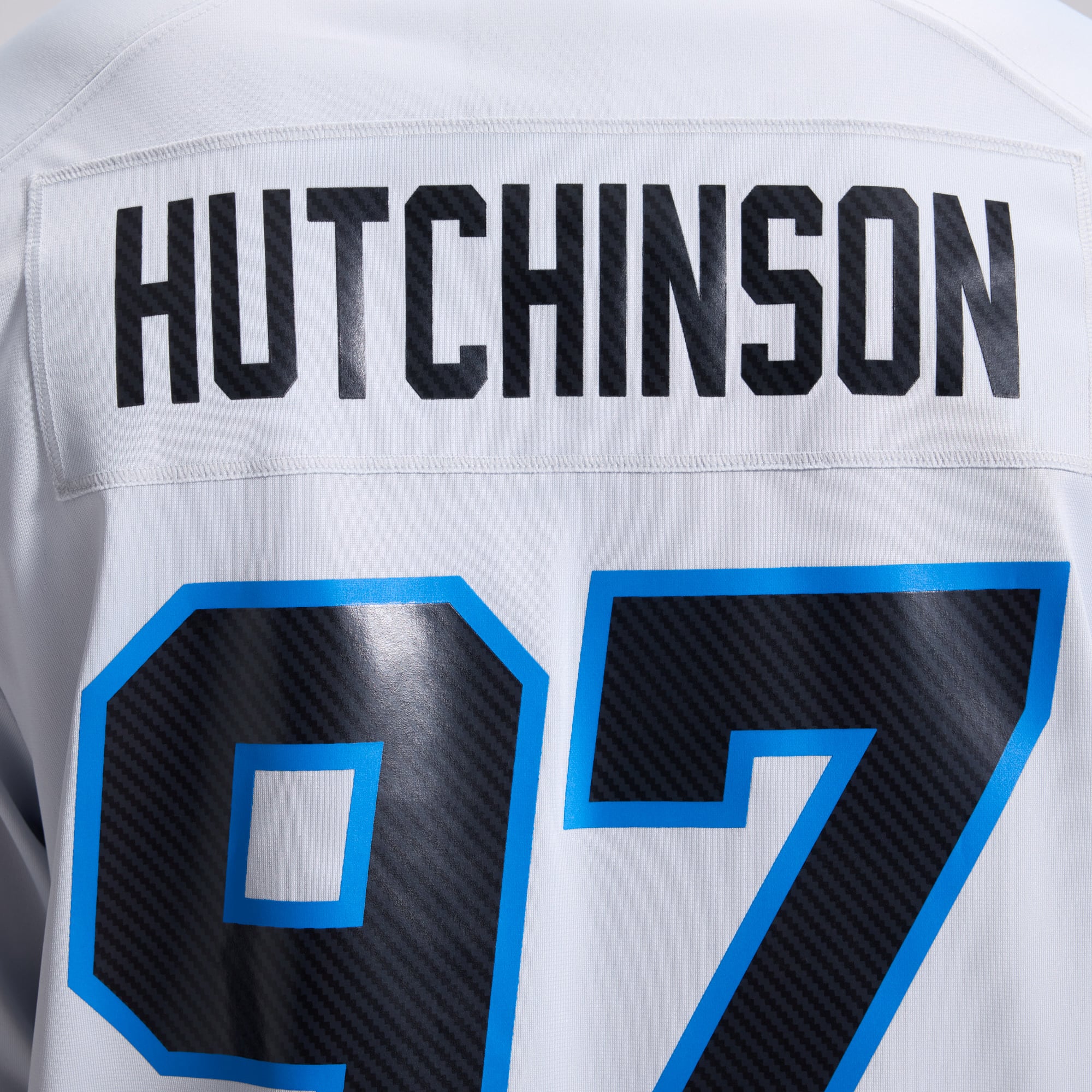 Men's Nike Aidan Hutchinson Silver Detroit Lions 2026 Rivalries Collection Game Jersey